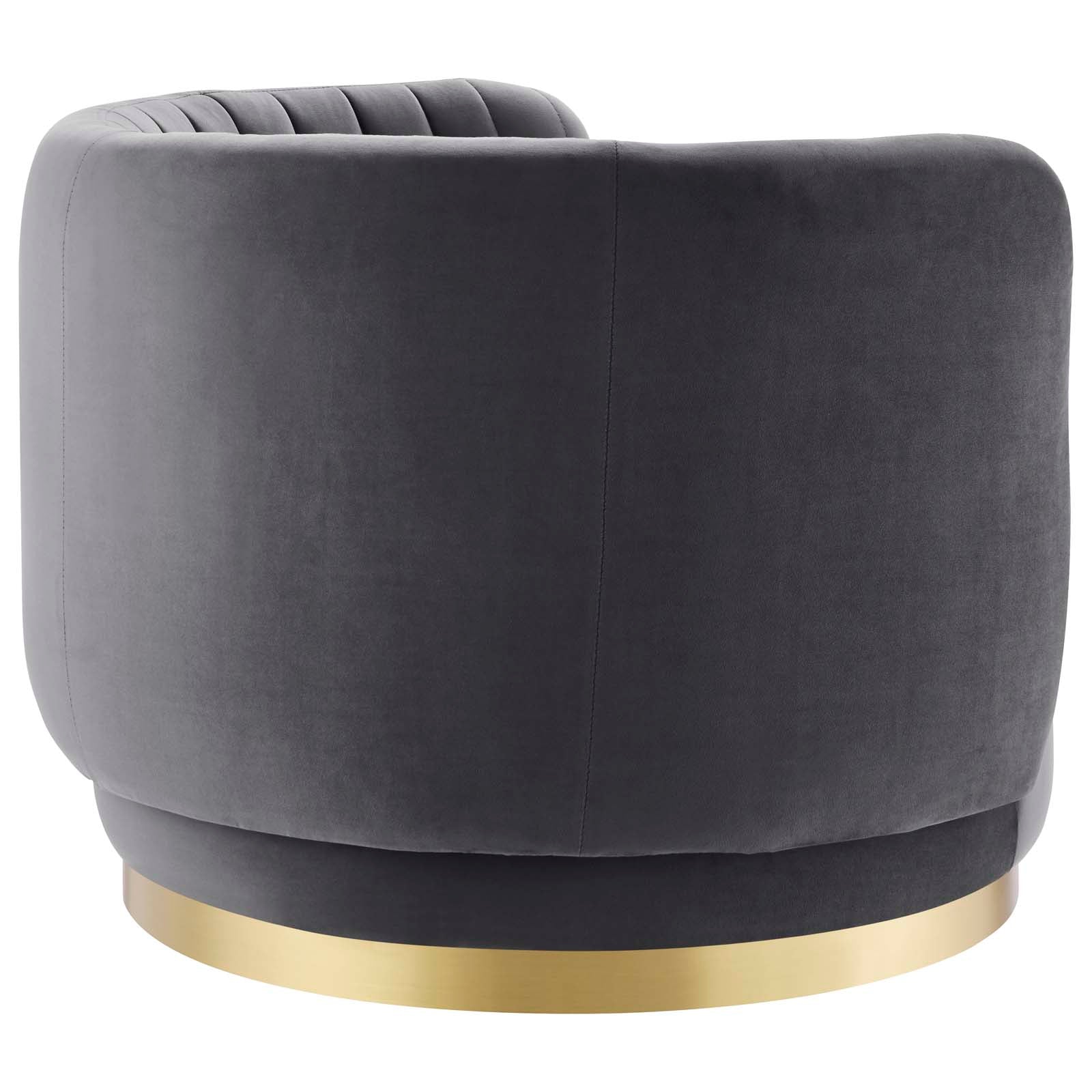 Embrace Tufted Performance Velvet Performance Velvet Swivel Chair By Modway | Armchairs | 