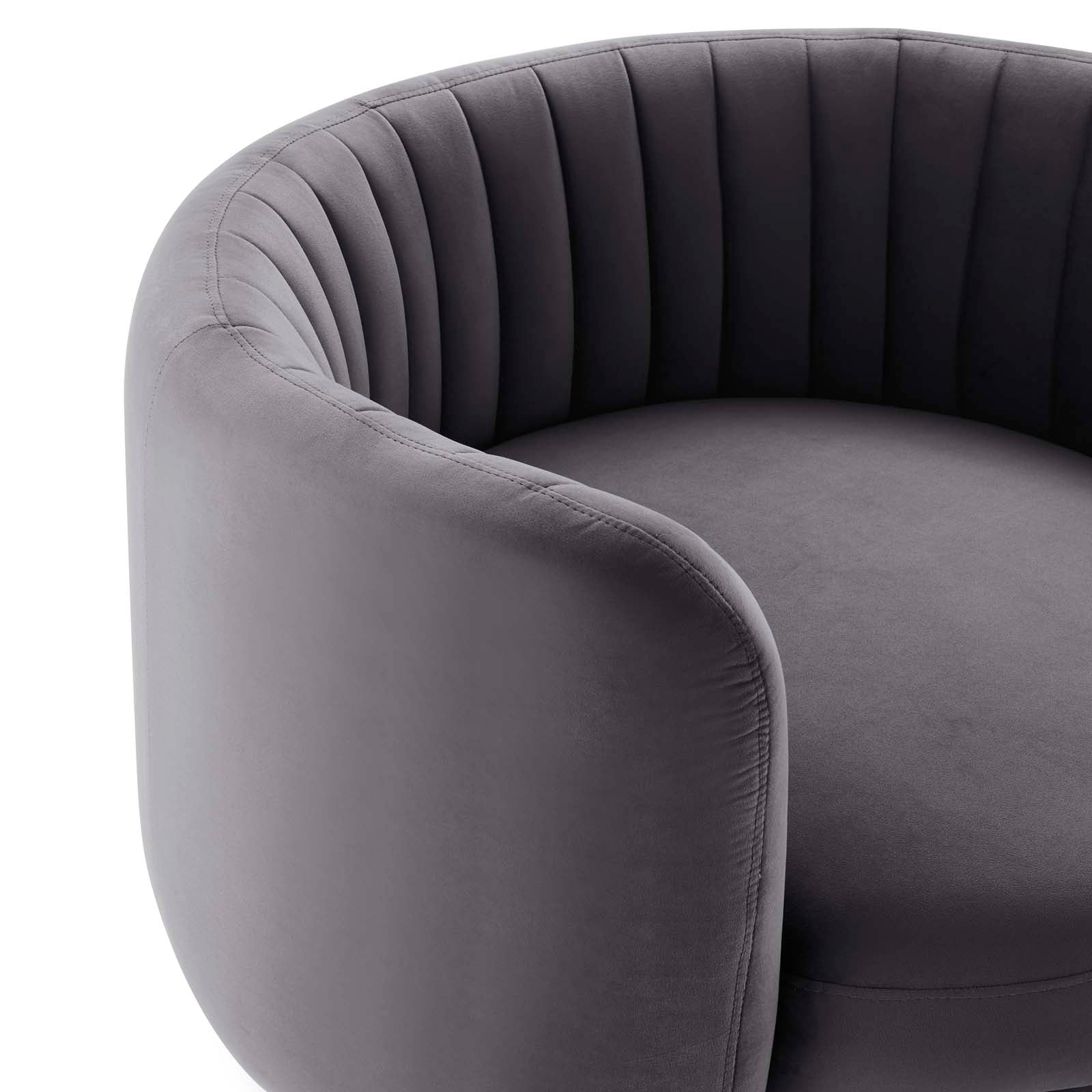 Embrace Tufted Performance Velvet Performance Velvet Swivel Chair By Modway | Armchairs | 