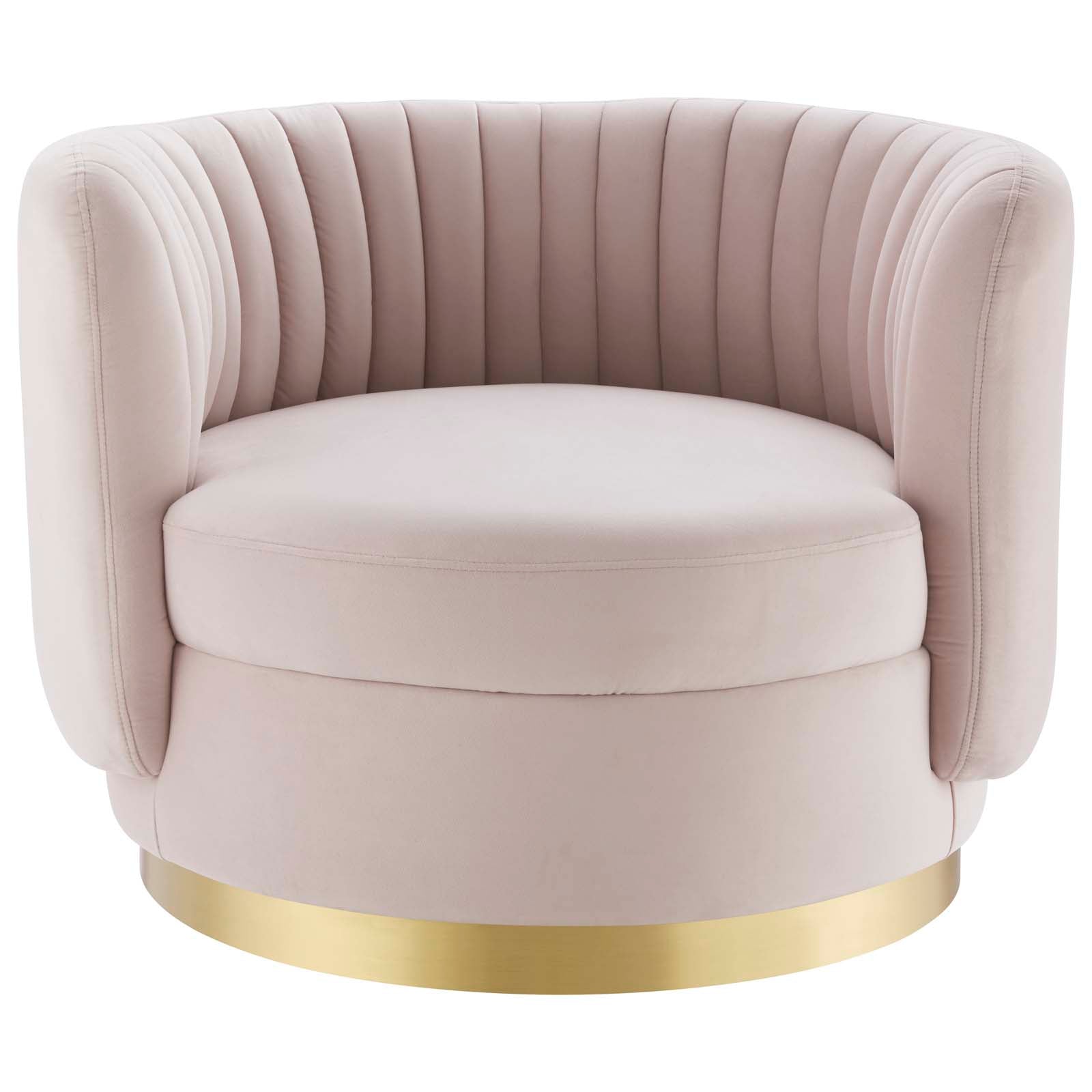 Embrace Tufted Performance Velvet Performance Velvet Swivel Chair By Modway | Armchairs | 