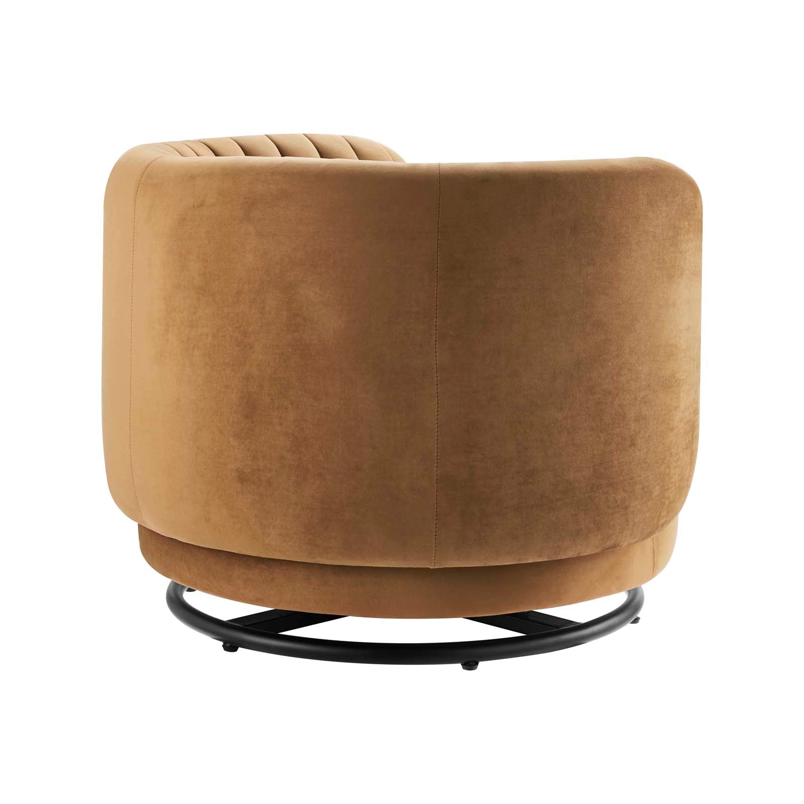 Embrace Tufted Performance Velvet Performance Velvet Swivel Chair By Modway | Armchairs | 