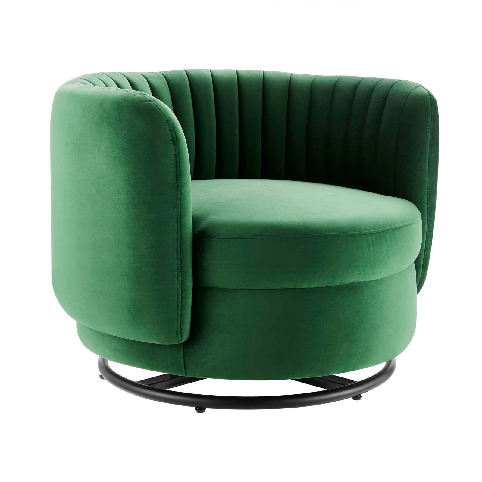 Embrace Tufted Performance Velvet Performance Velvet Swivel Chair By Modway | Armchairs | 