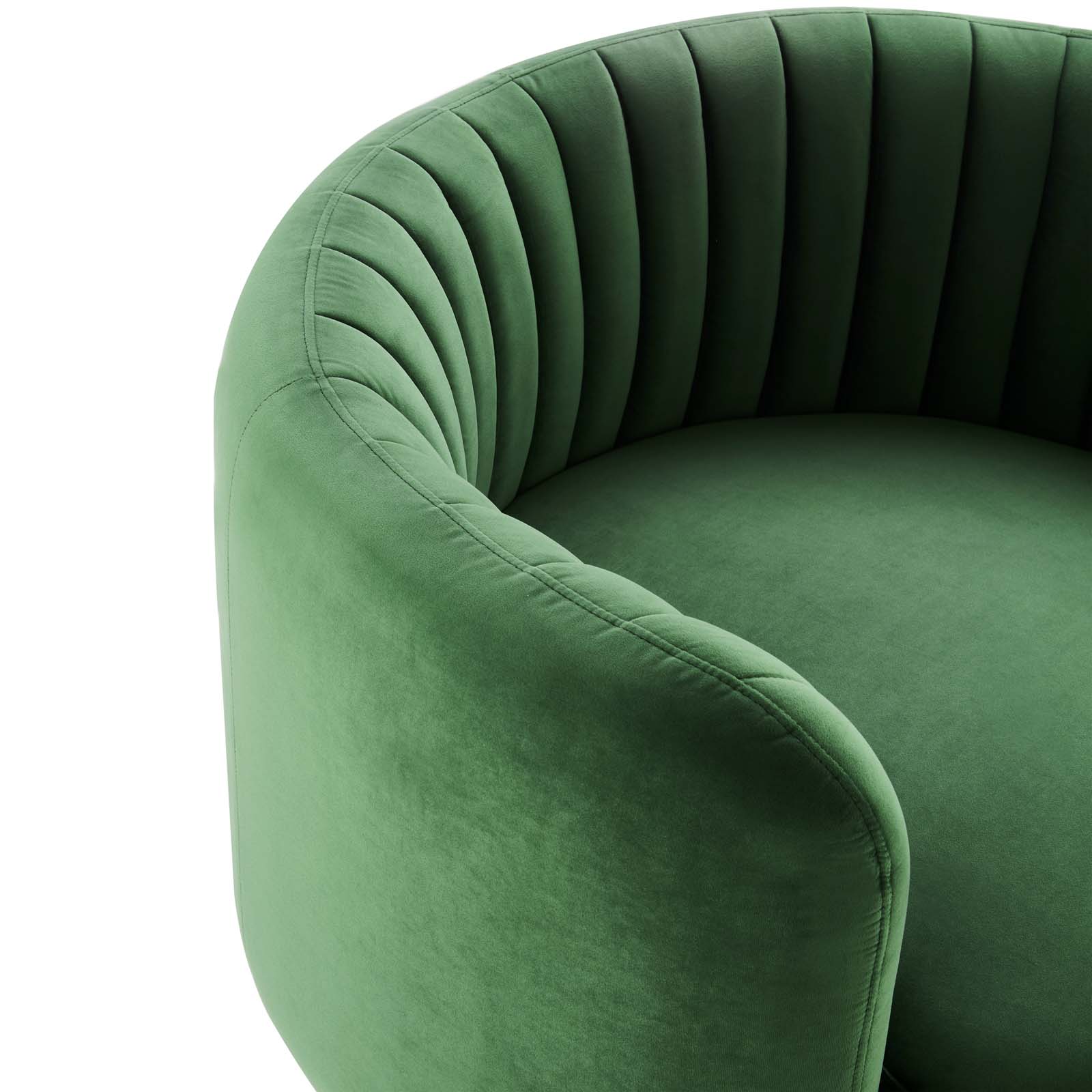 Embrace Tufted Performance Velvet Performance Velvet Swivel Chair By Modway | Armchairs | 