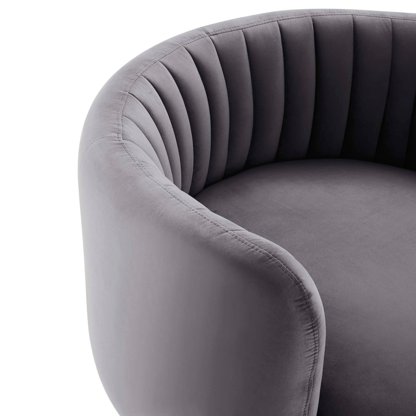 Embrace Tufted Performance Velvet Performance Velvet Swivel Chair By Modway | Armchairs | 