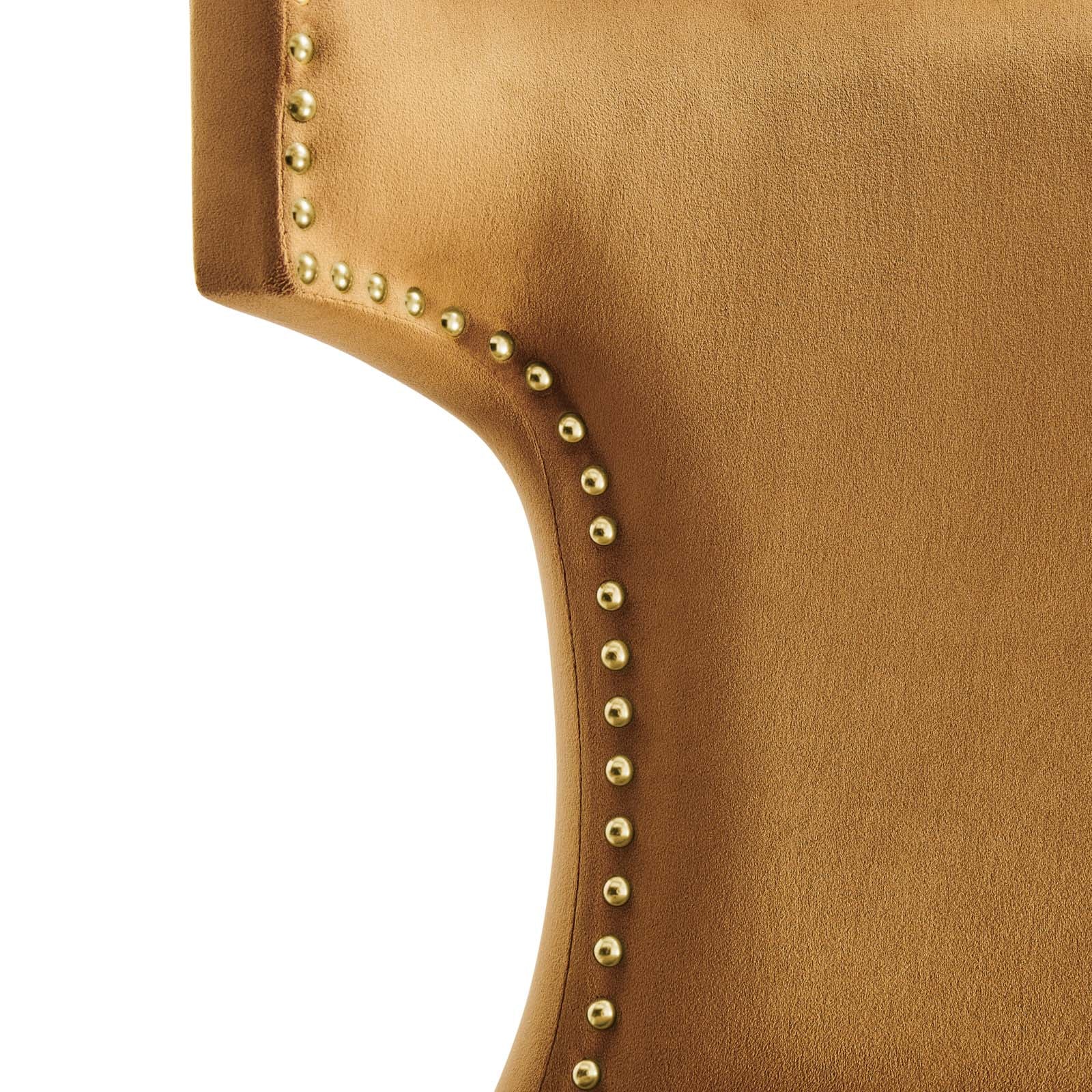 Curve Performance Velvet Dining Chairs - Set of 2 By Modway | Dining Chairs | 