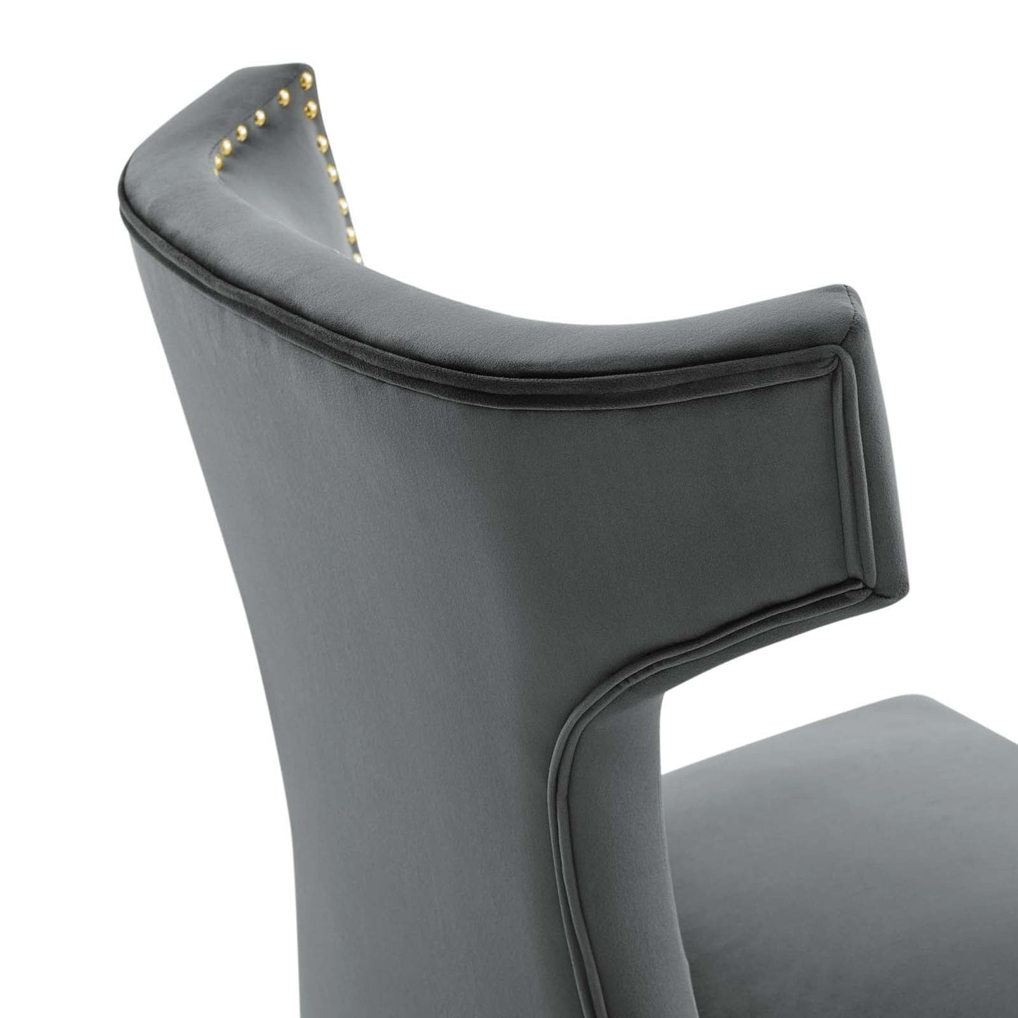 Curve Performance Velvet Dining Chairs - Set of 2 By Modway | Dining Chairs | 