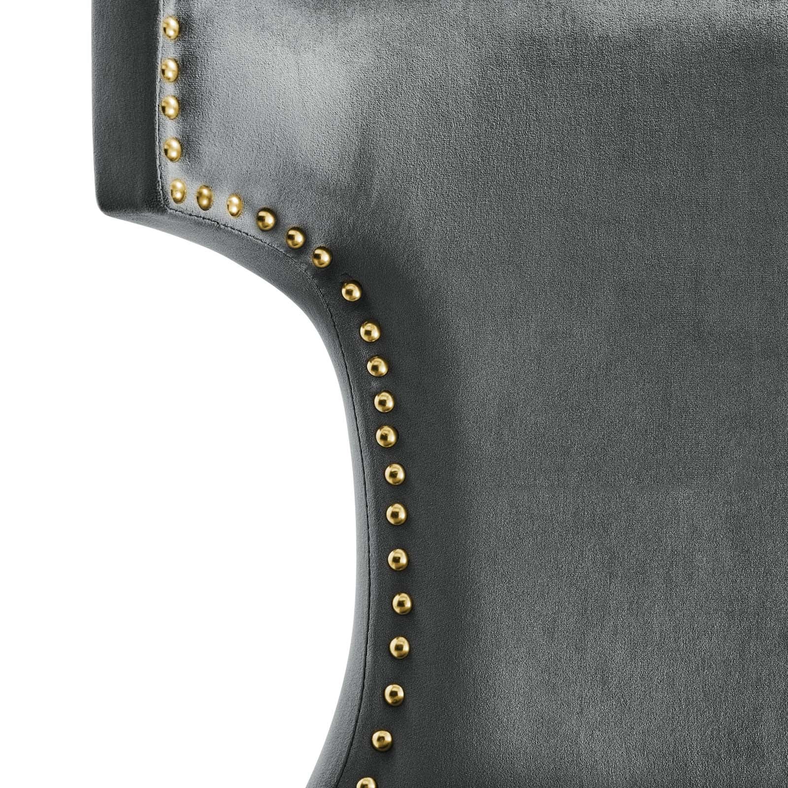 Curve Performance Velvet Dining Chairs - Set of 2 By Modway | Dining Chairs | 