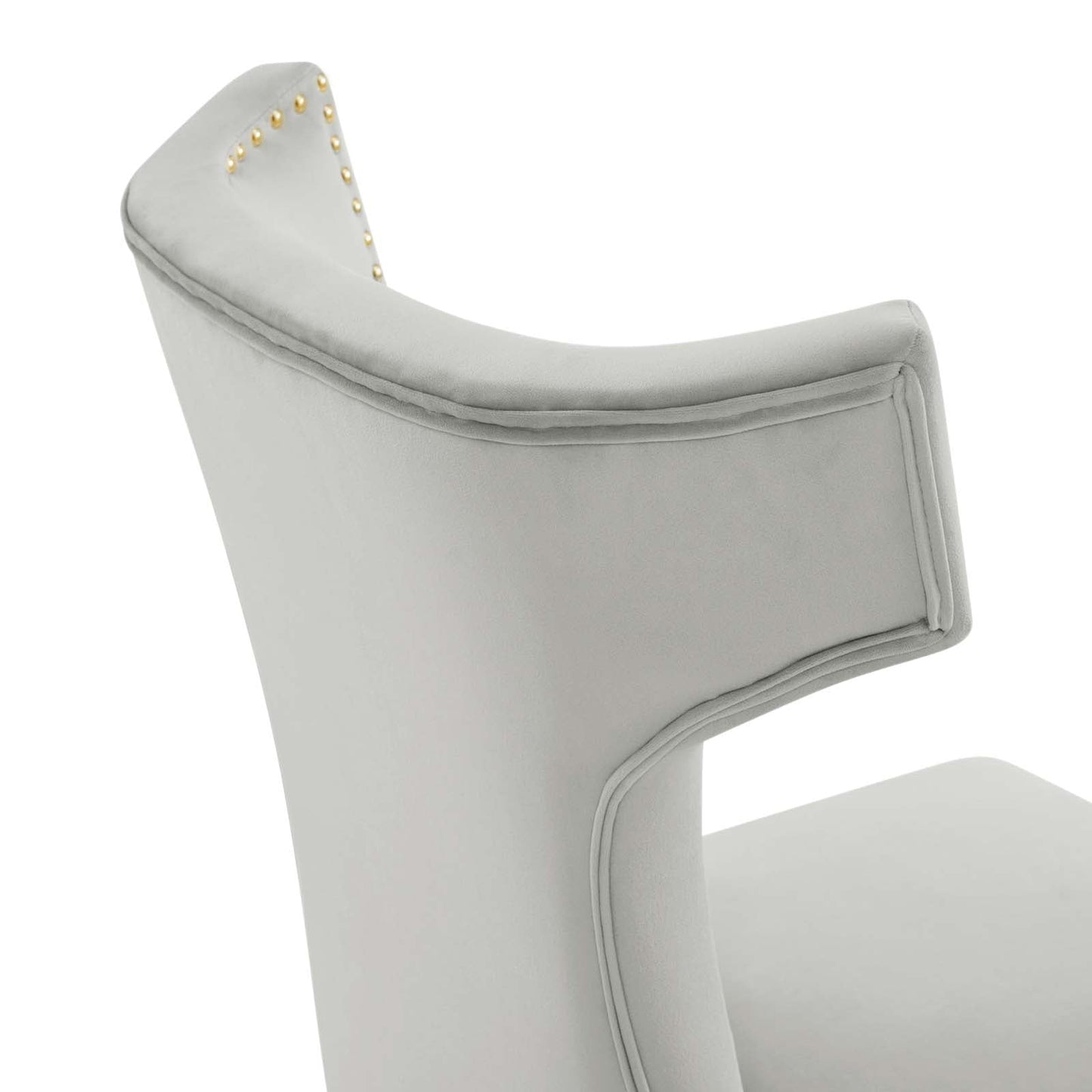 Curve Performance Velvet Dining Chairs - Set of 2 By Modway | Dining Chairs | 