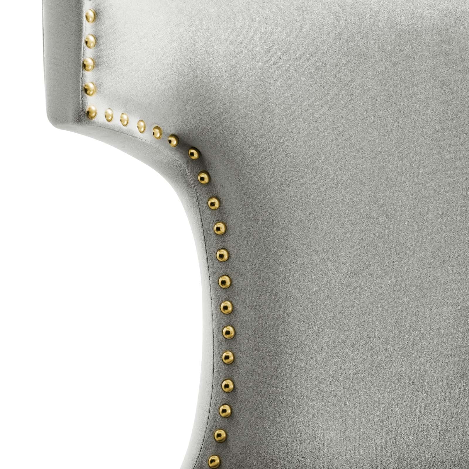 Curve Performance Velvet Dining Chairs - Set of 2 By Modway | Dining Chairs | 