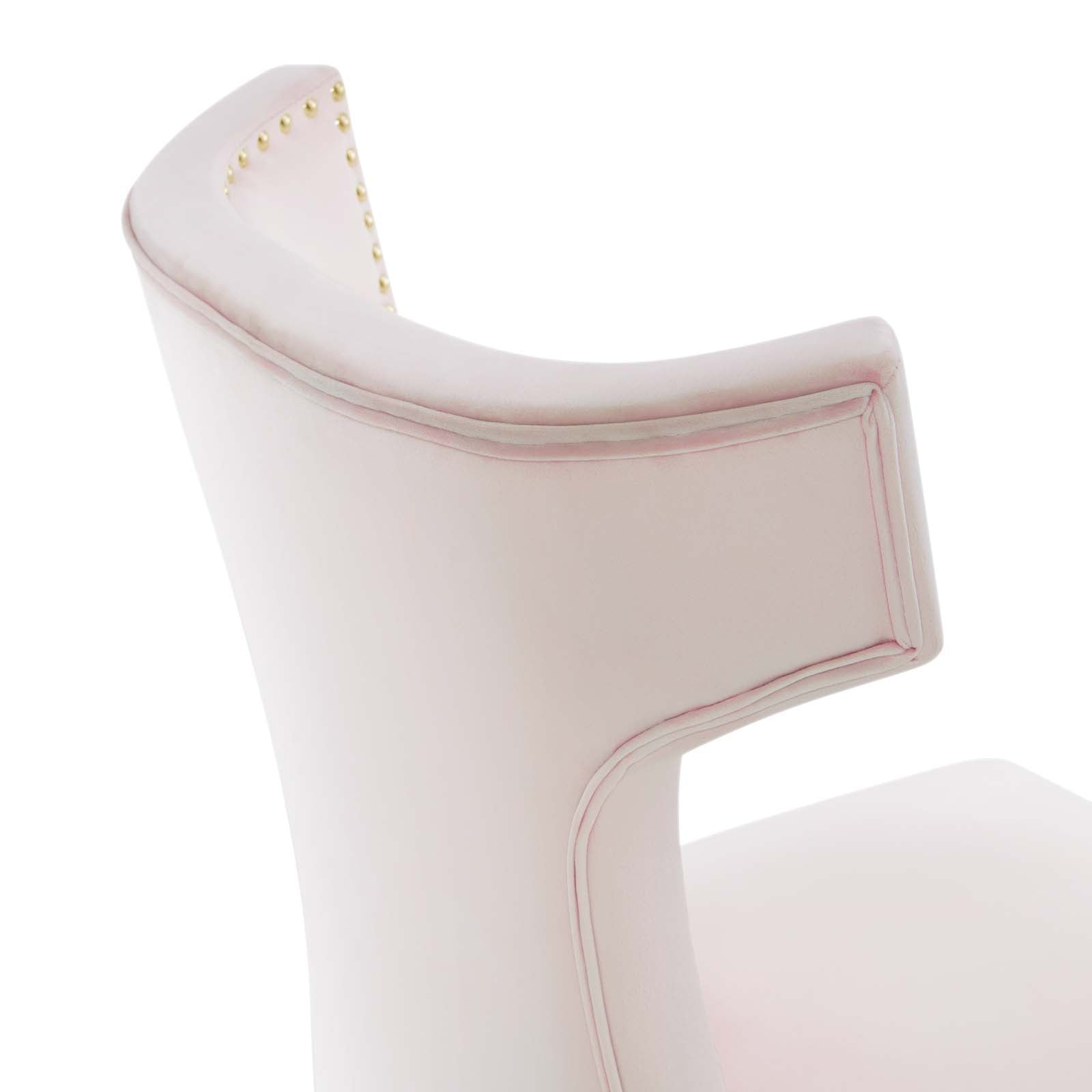 Curve Performance Velvet Dining Chairs - Set of 2 By Modway | Dining Chairs | 