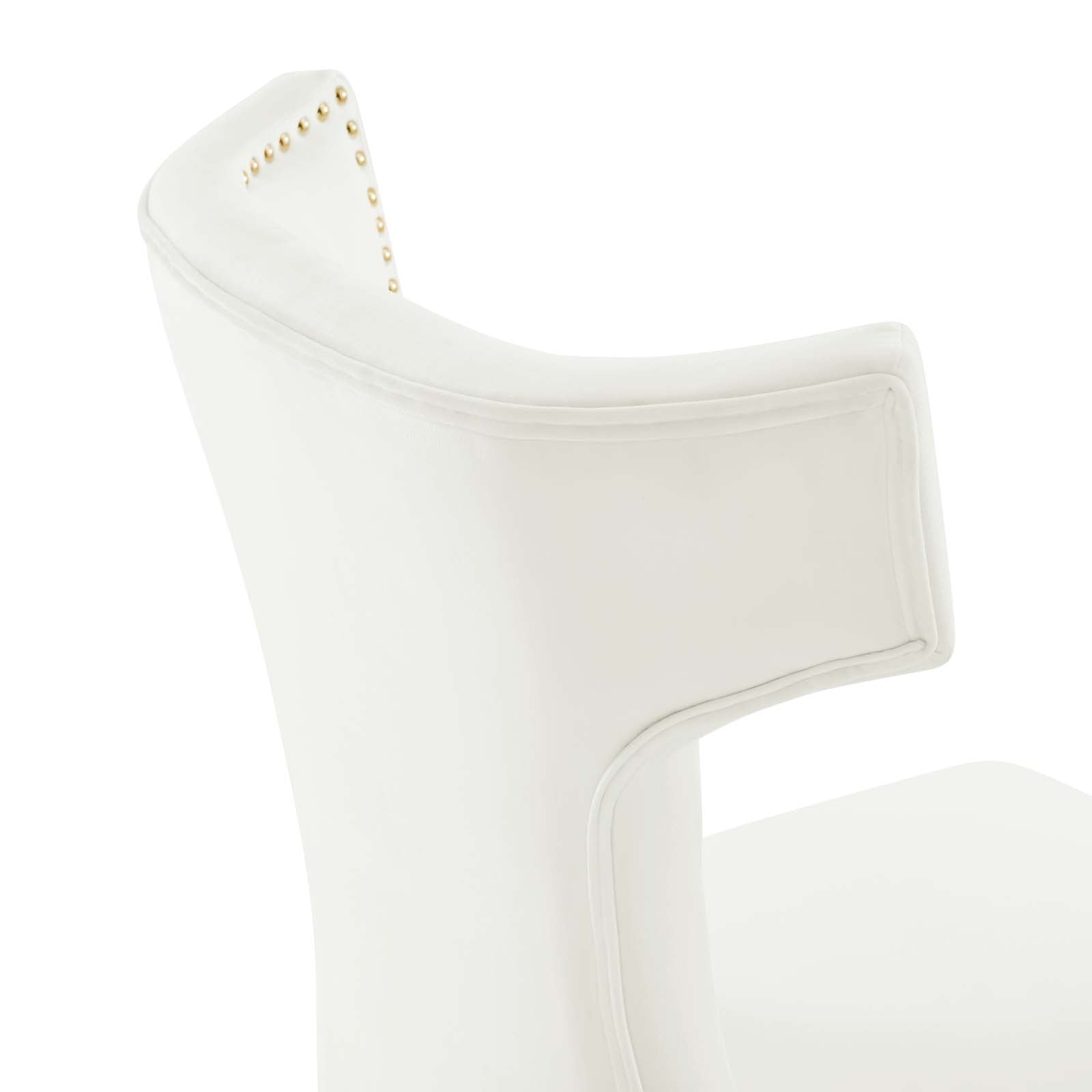 Curve Performance Velvet Dining Chairs - Set of 2 By Modway | Dining Chairs | 