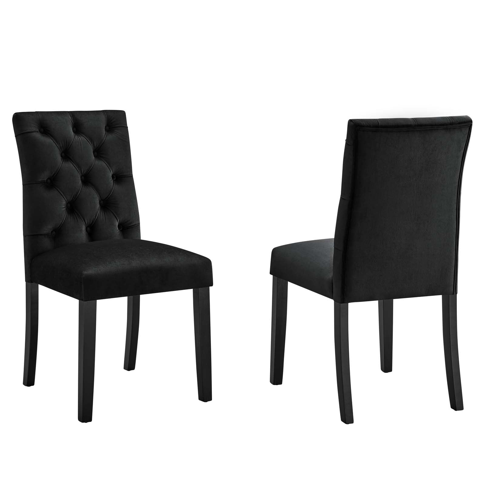 Duchess Performance Velvet Dining Chairs - Set of 2 By Modway | Dining Chairs