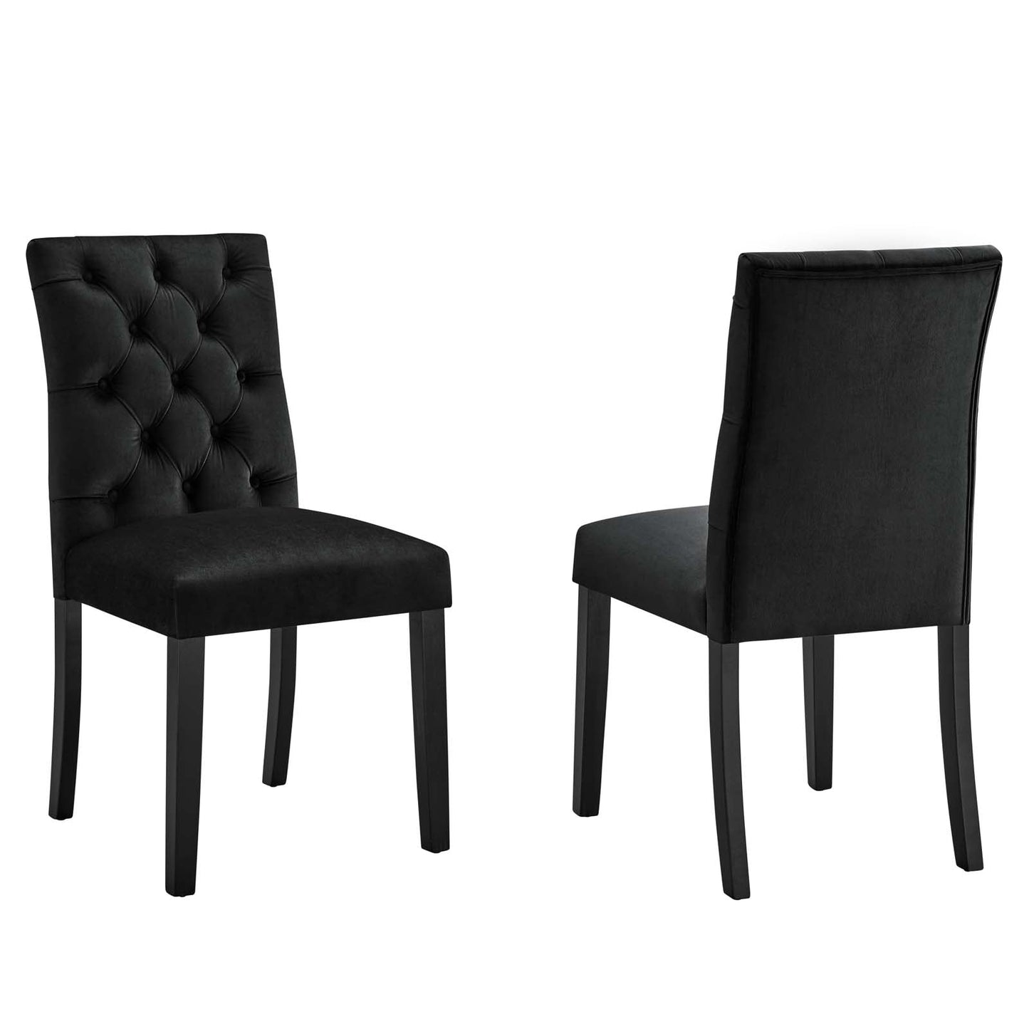 Duchess Performance Velvet Dining Chairs - Set of 2 By Modway | Dining Chairs | 