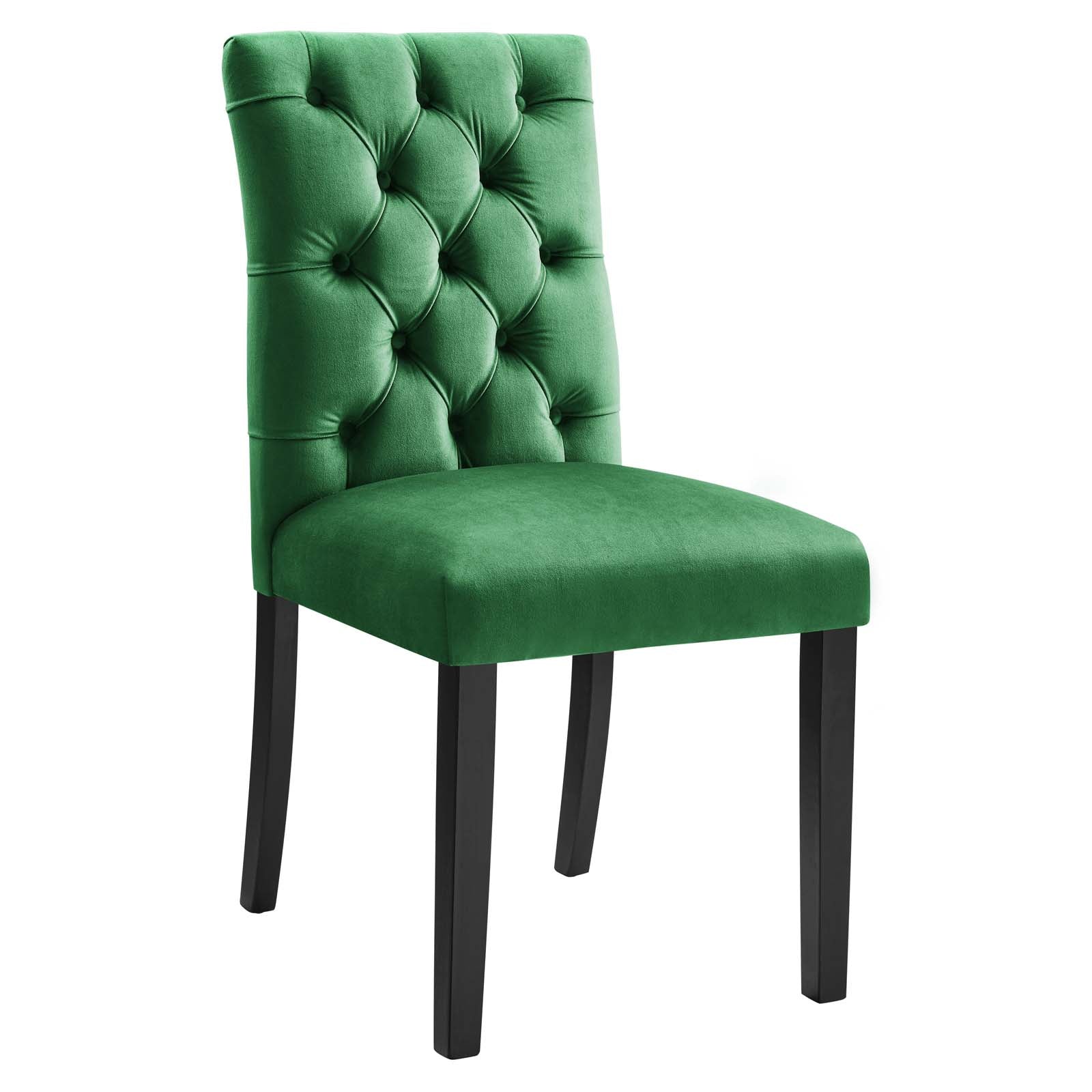 Duchess Performance Velvet Dining Chairs - Set of 2 By Modway | Dining Chairs | 