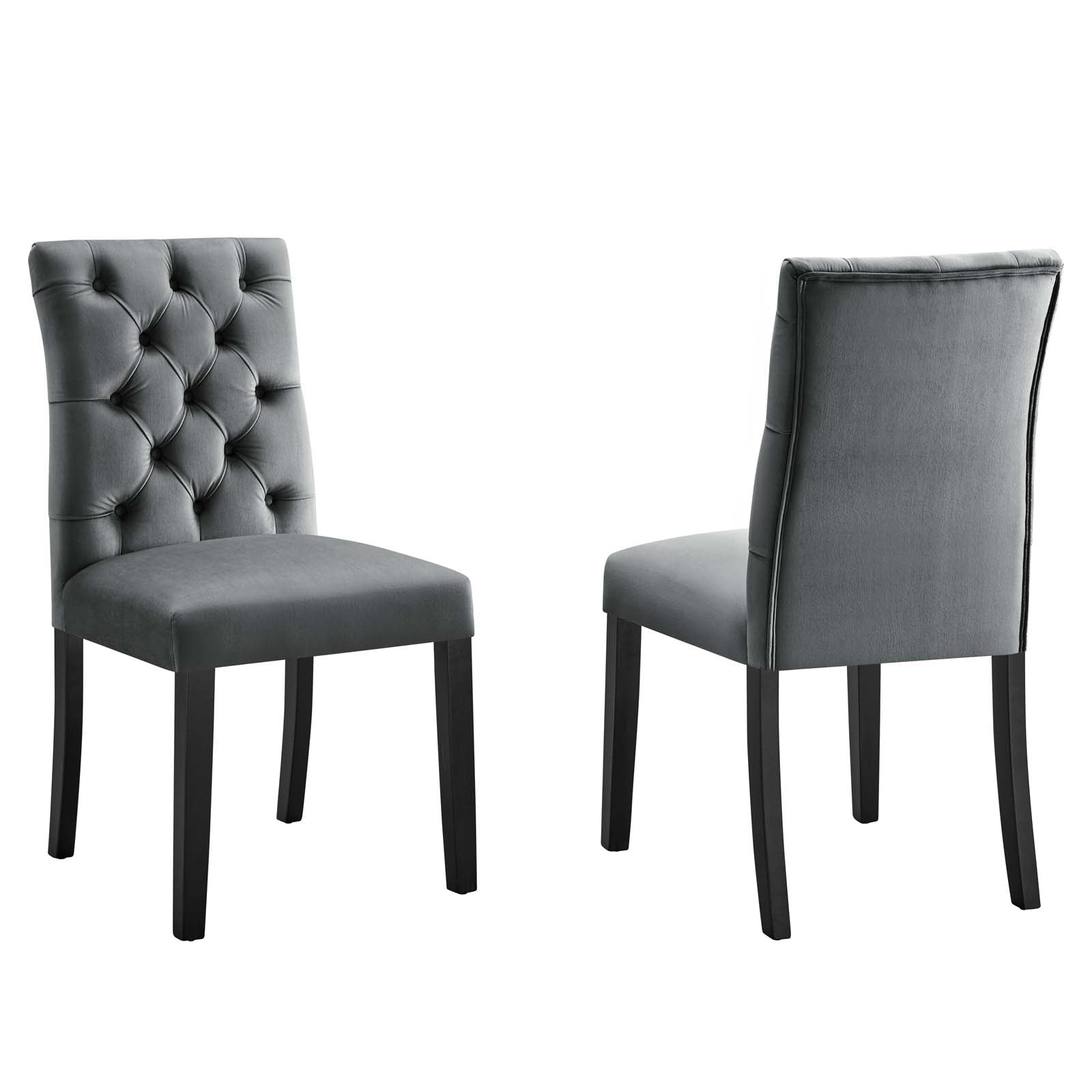 Duchess Performance Velvet Dining Chairs - Set of 2 By Modway | Dining Chairs | 