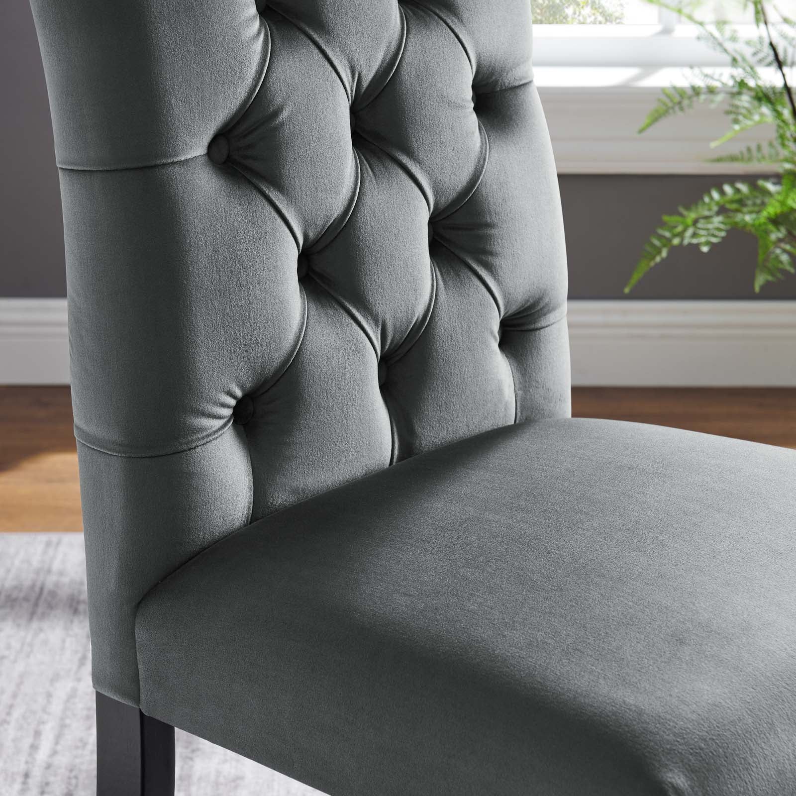 Duchess Performance Velvet Dining Chairs - Set of 2 By Modway | Dining Chairs | 