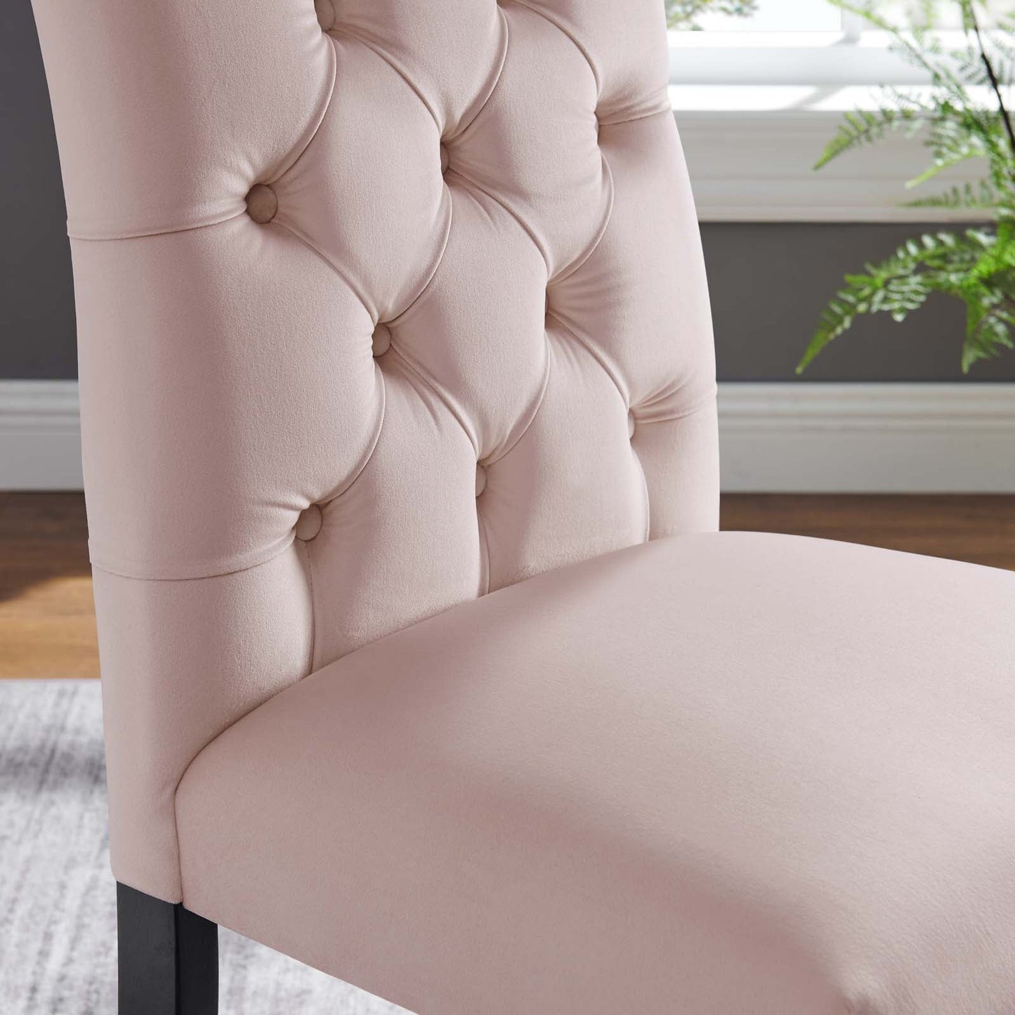 Duchess Performance Velvet Dining Chairs - Set of 2 By Modway | Dining Chairs | 