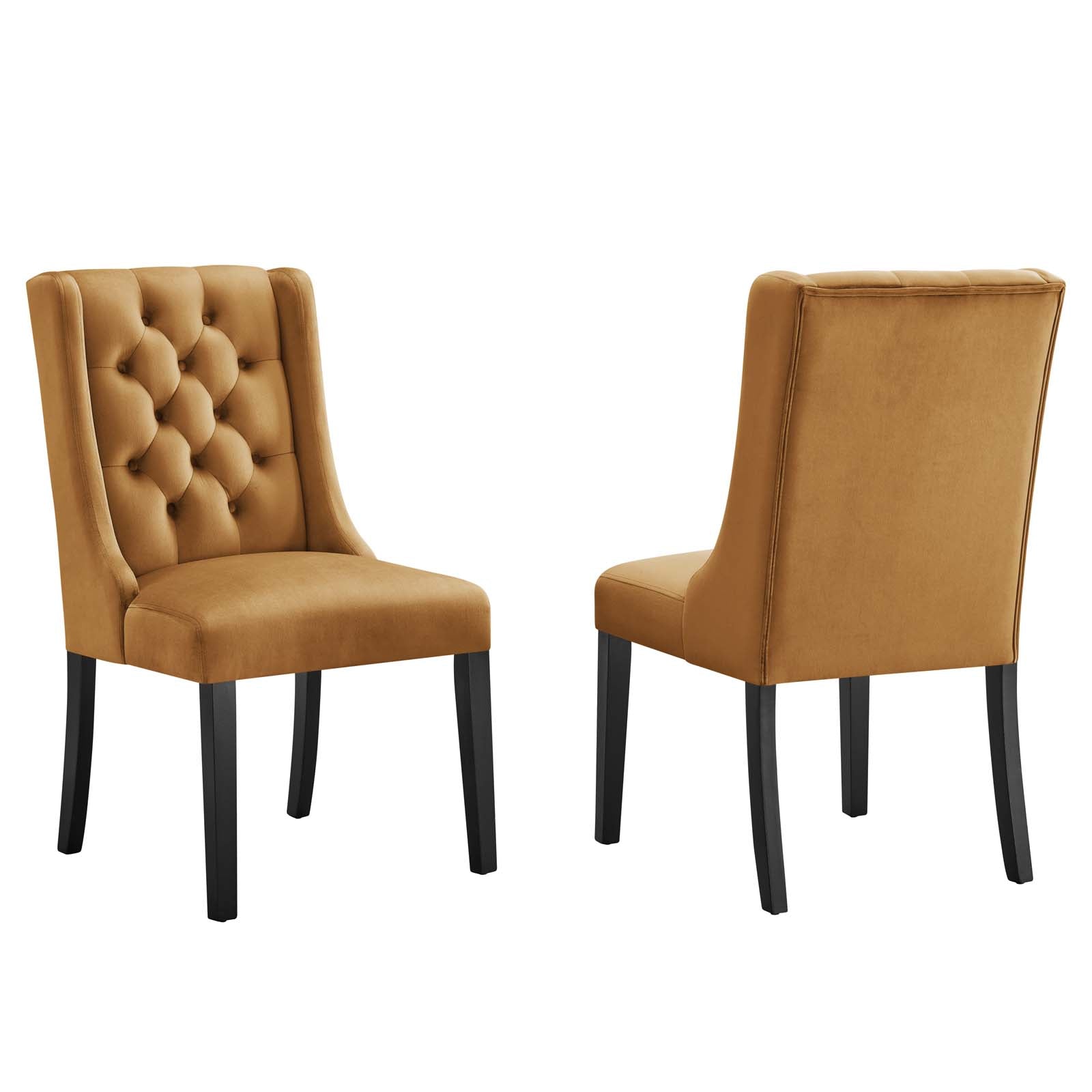 Baronet Performance Velvet Dining Chairs - Set of 2 By Modway | Dining Chairs | 