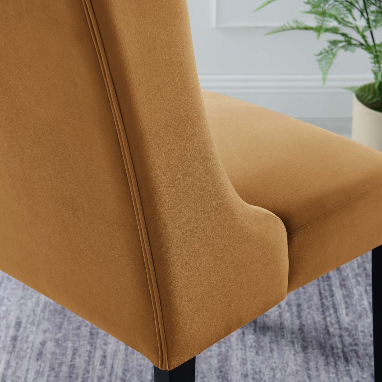 Baronet Performance Velvet Dining Chairs - Set of 2 By Modway | Dining Chairs | 