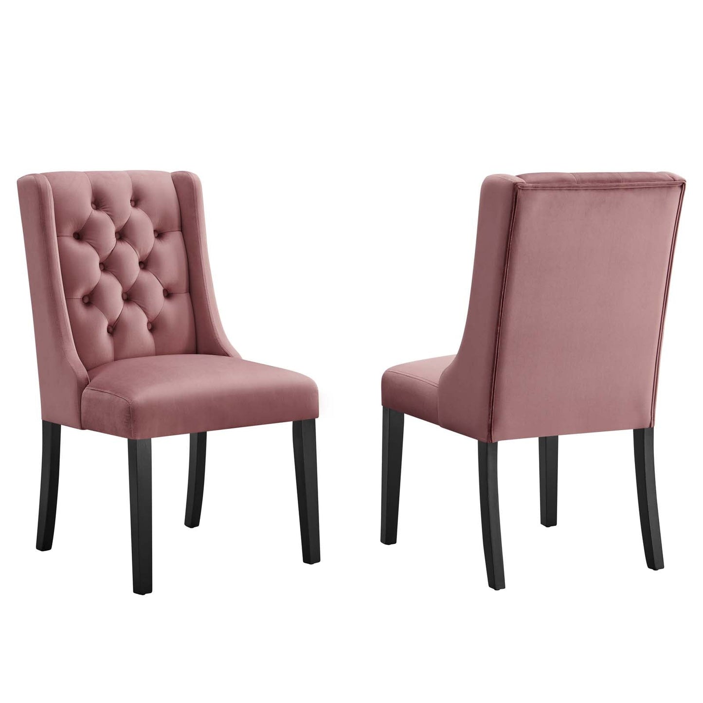 Baronet Performance Velvet Dining Chairs - Set of 2 By Modway | Dining Chairs | 