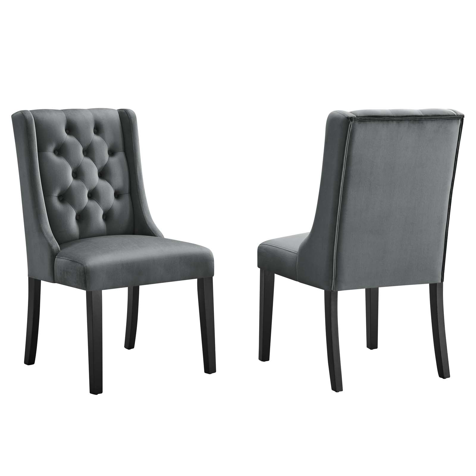 Baronet Performance Velvet Dining Chairs - Set of 2 By Modway | Dining Chairs | 