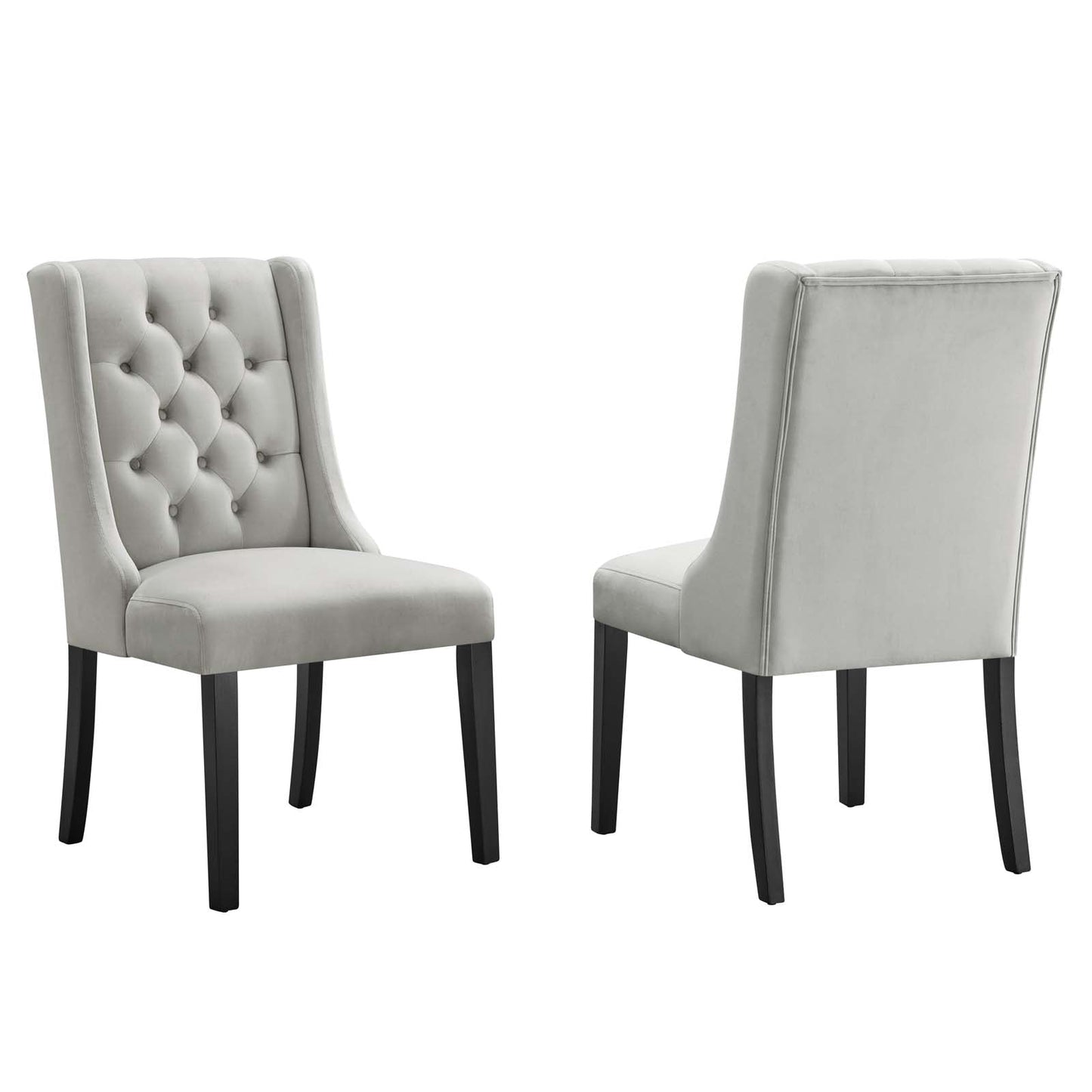 Baronet Performance Velvet Dining Chairs - Set of 2 By Modway | Dining Chairs | 