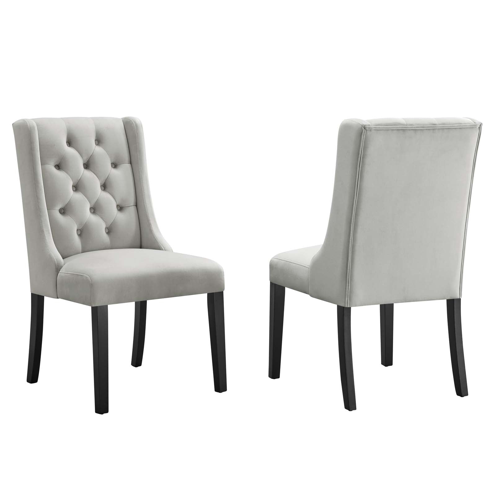 Baronet Performance Velvet Dining Chairs - Set of 2 By Modway | Dining Chairs | 