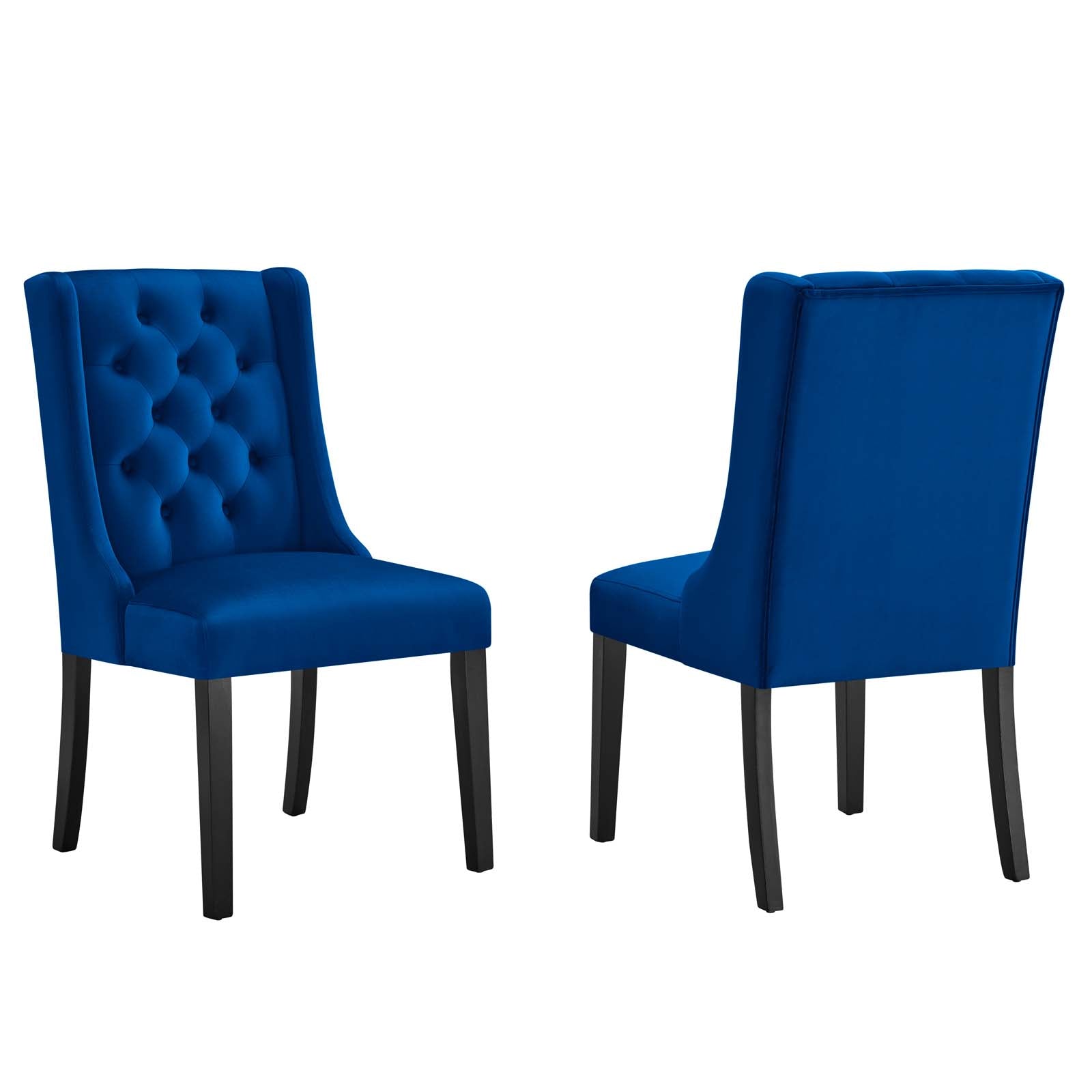 Baronet Performance Velvet Dining Chairs - Set of 2 By Modway | Dining Chairs | 