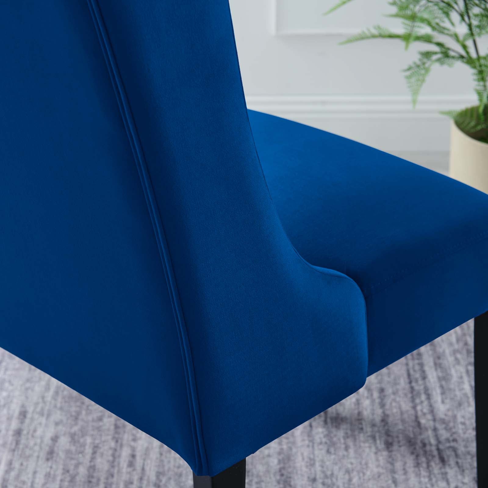 Baronet Performance Velvet Dining Chairs - Set of 2 By Modway | Dining Chairs | 