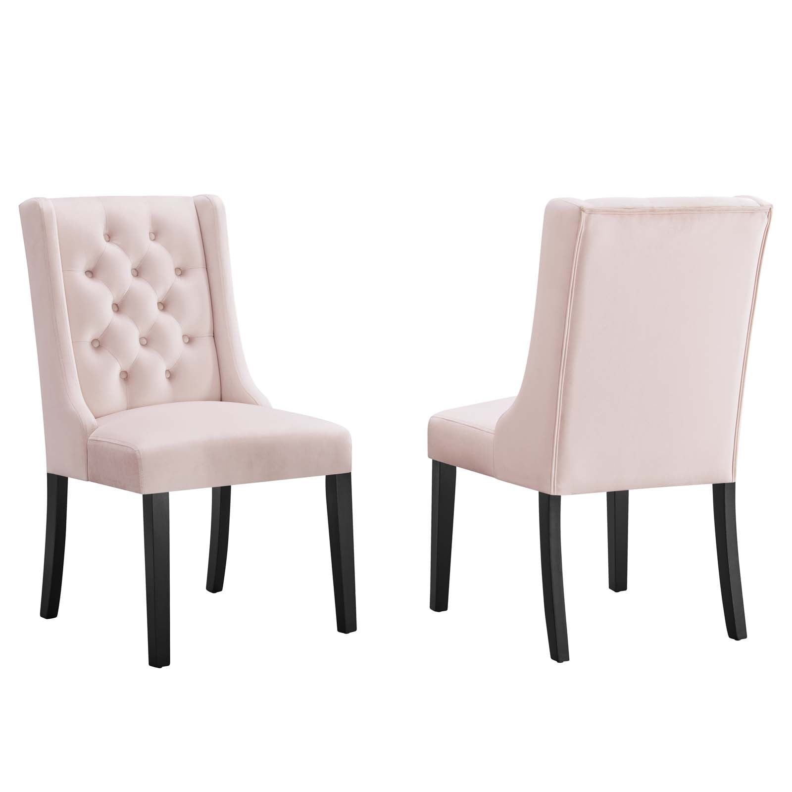 Baronet Performance Velvet Dining Chairs - Set of 2 By Modway | Dining Chairs | 