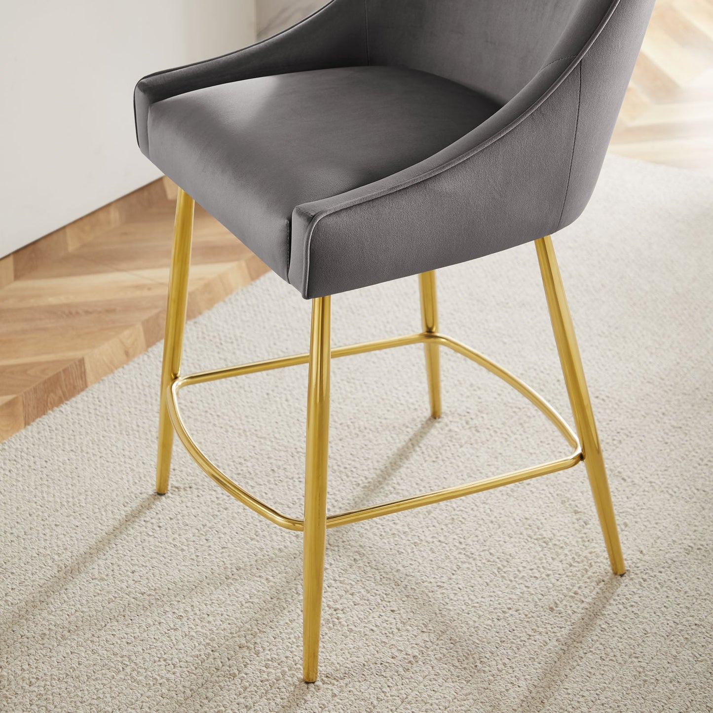 Discern Performance Velvet Counter Stool By Modway | Bar Stools | 