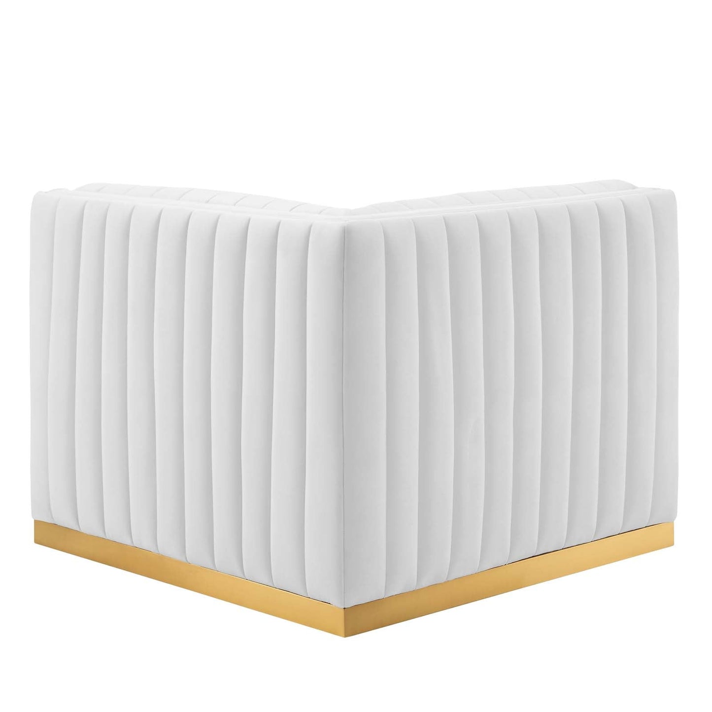 Conjure Channel Tufted Performance Velvet Left Corner Chair By Modway - EEI-5505 | Lounge Chairs - 28