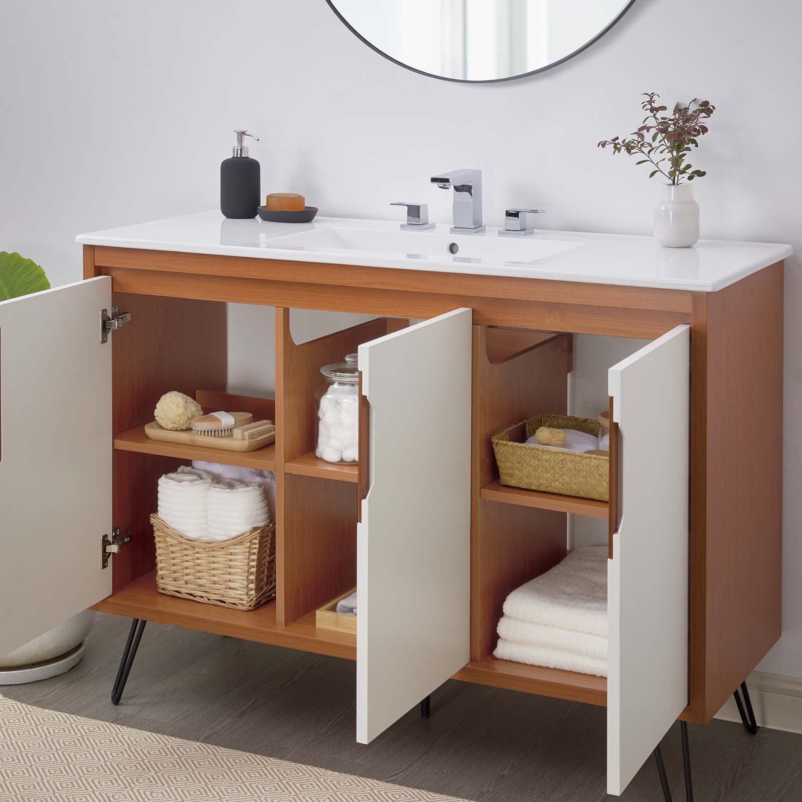 Energize 48" Bathroom Vanity By Modway - EEI-5806 | Bathroom Accessories - 15