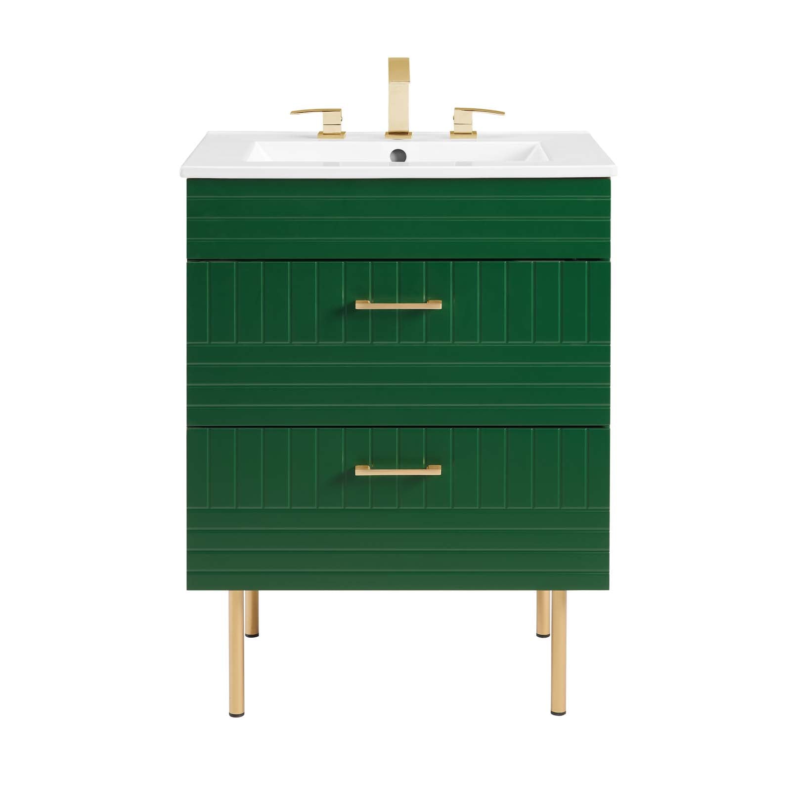 Daybreak 24" Bathroom Vanity By Modway - EEI-5817-BLU-WHI | Bathroom Accessories |  Modishstore - 14