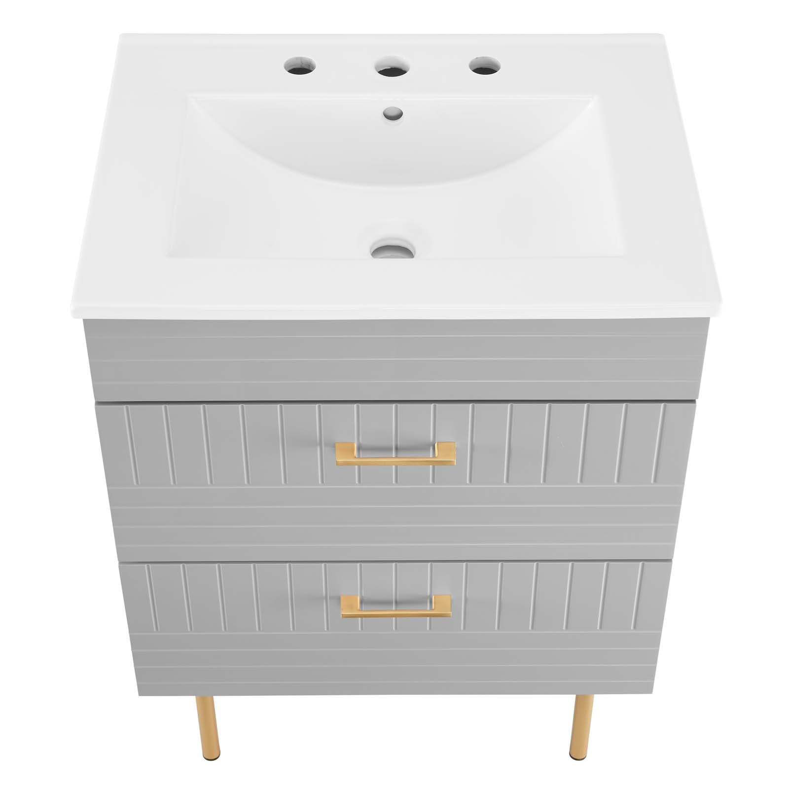 Daybreak 24" Bathroom Vanity By Modway - EEI-5817-BLU-WHI | Bathroom Accessories |  Modishstore - 20