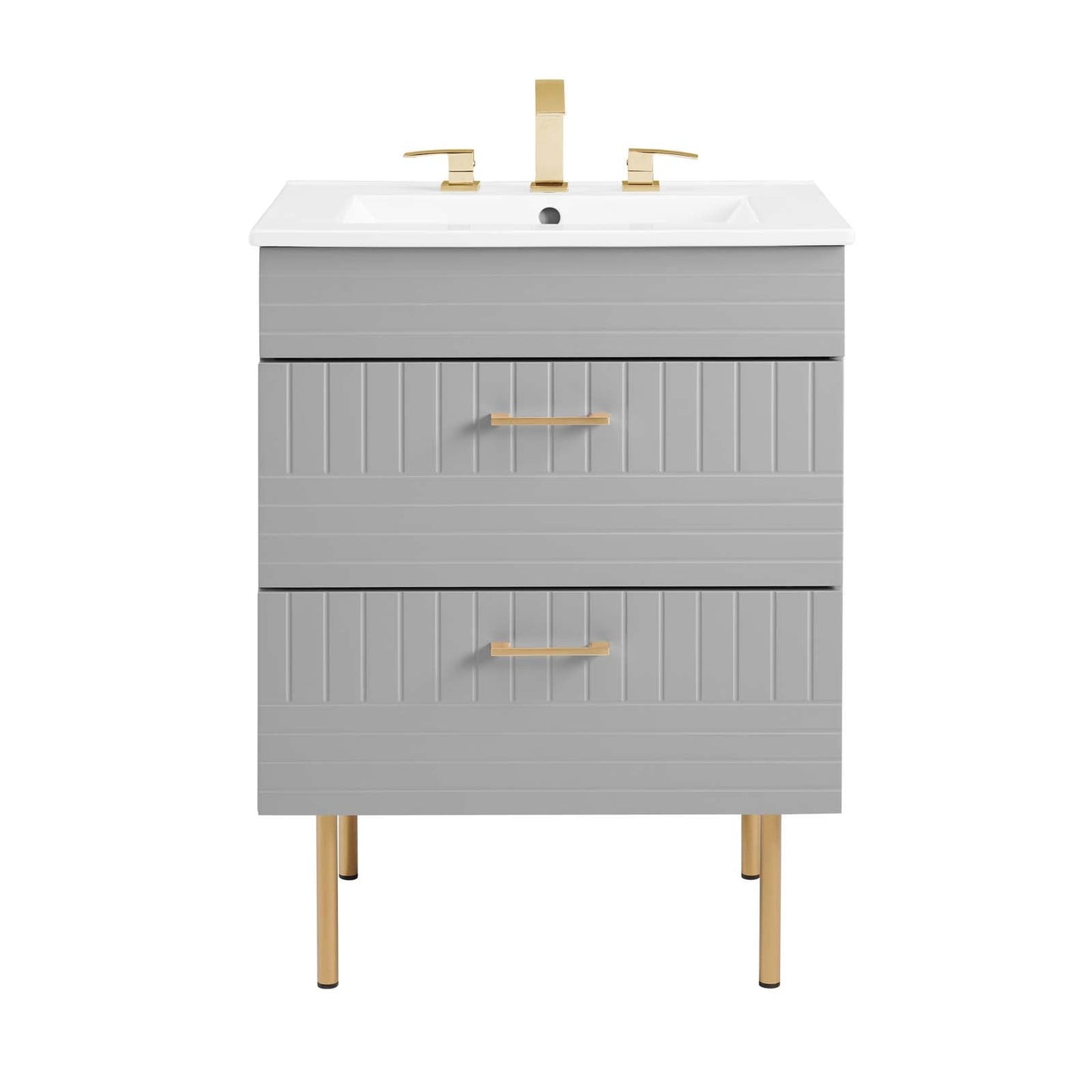 Daybreak 24" Bathroom Vanity By Modway - EEI-5817-BLU-WHI | Bathroom Accessories |  Modishstore - 22