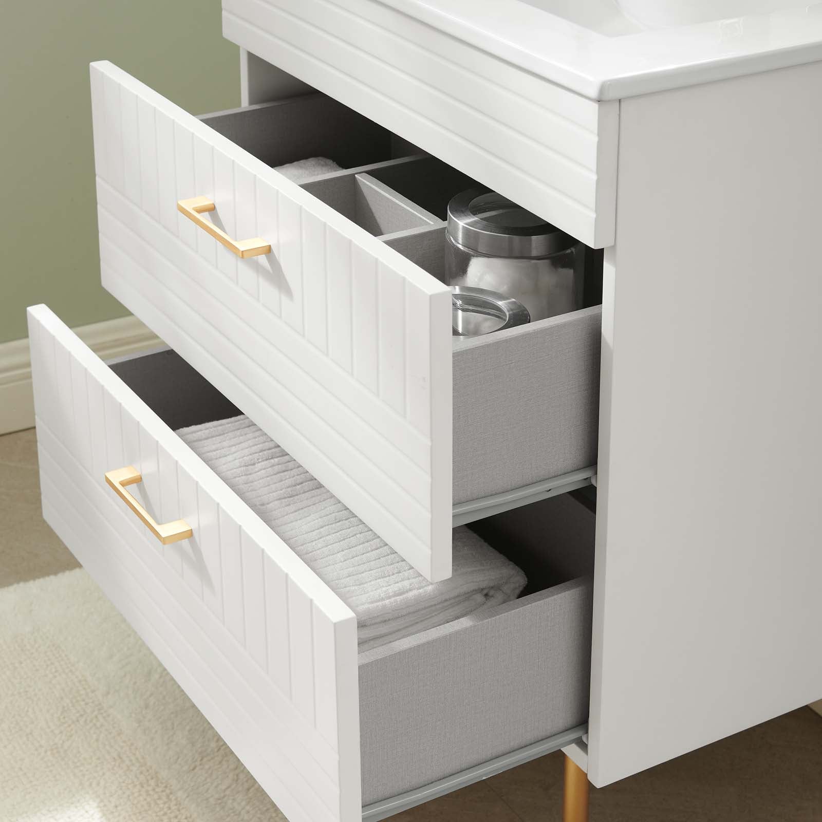 Daybreak 24" Bathroom Vanity By Modway - EEI-5817-BLU-WHI | Bathroom Accessories |  Modishstore - 31