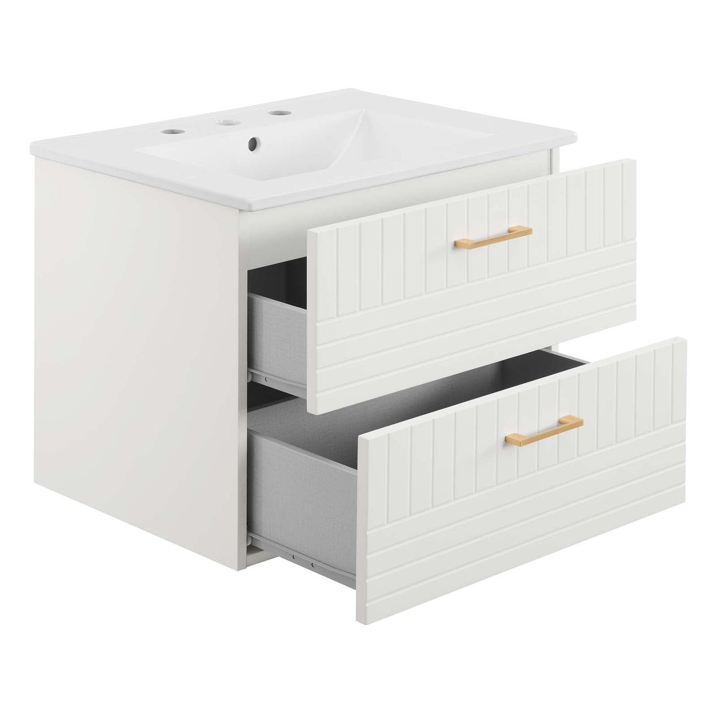 Daybreak 24" Bathroom Vanity By Modway - EEI-5818-BLU-WHI | Bathroom Accessories |  Modishstore - 26