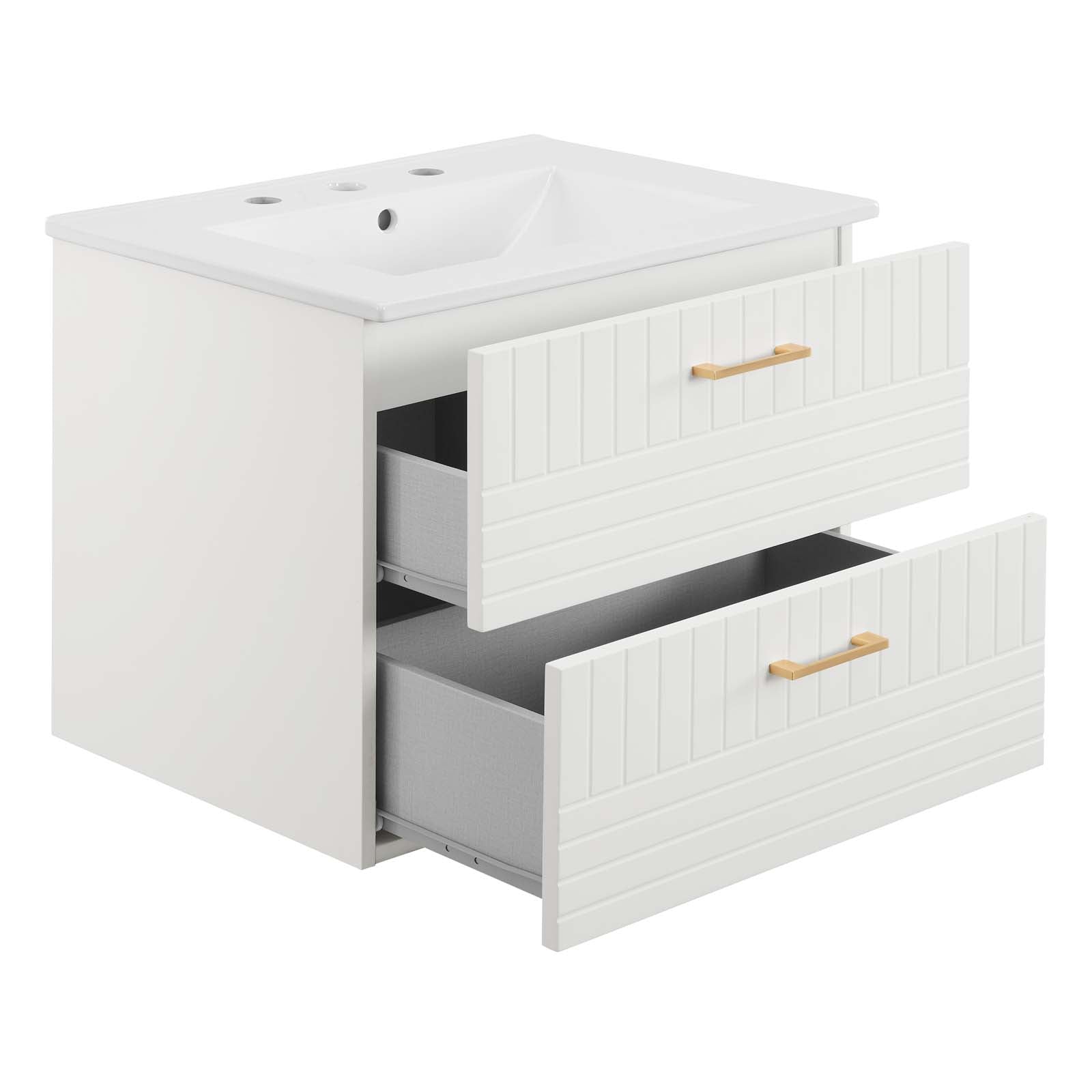 Daybreak 24" Bathroom Vanity By Modway - EEI-5818-BLU-WHI | Bathroom Accessories |  Modishstore - 26
