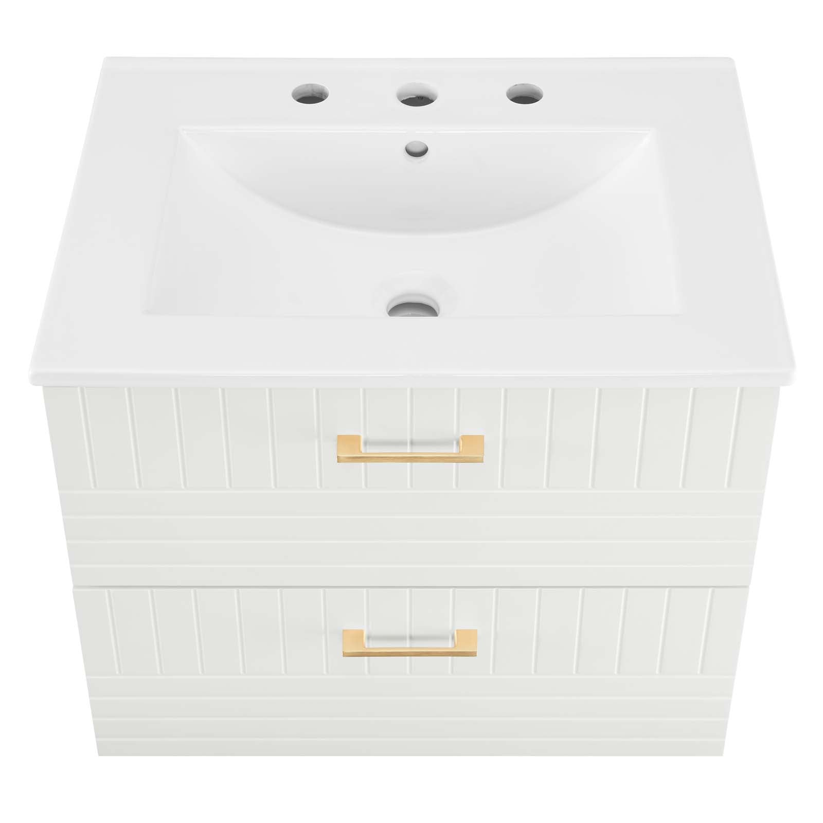 Daybreak 24" Bathroom Vanity By Modway - EEI-5818-BLU-WHI | Bathroom Accessories |  Modishstore - 28