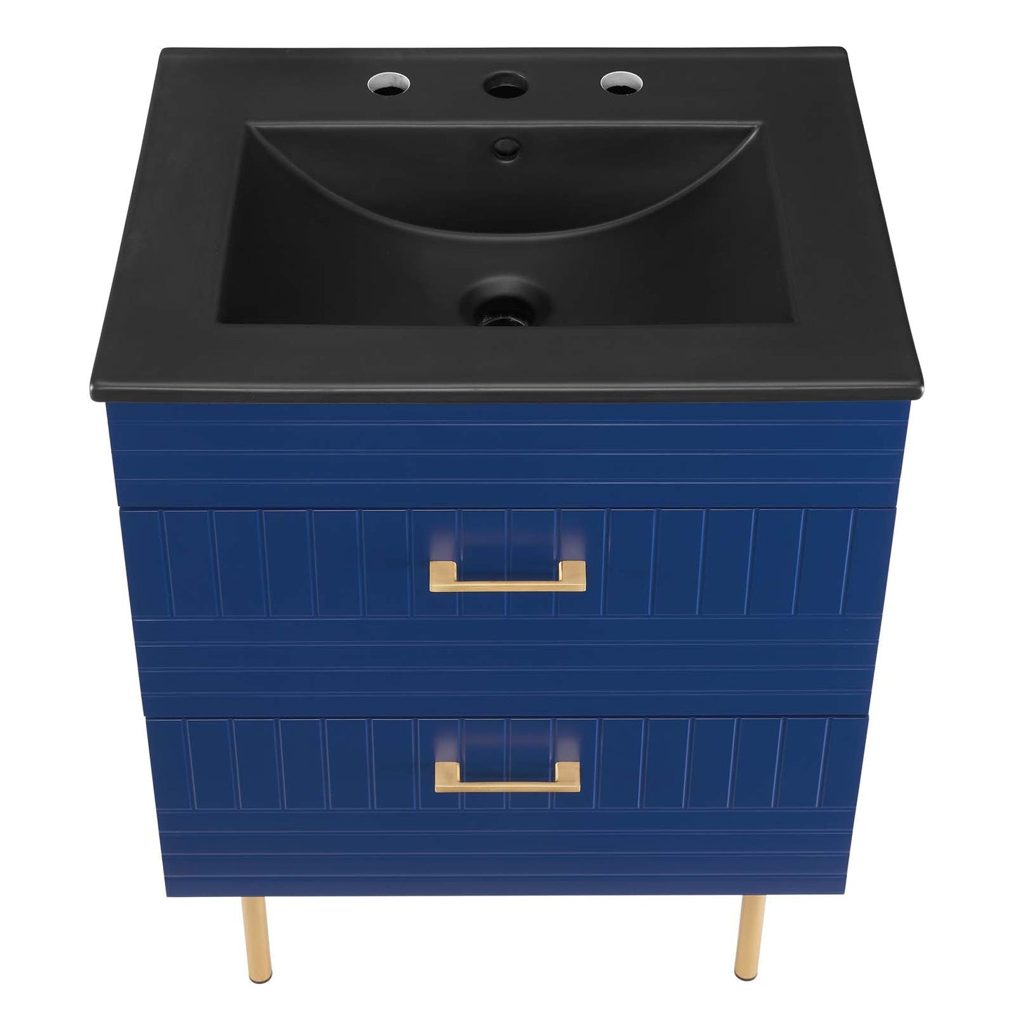 Daybreak 24" Bathroom Vanity By Modway - EEI-5819-BLU-BLK | Bathroom Accessories |  Modishstore - 4