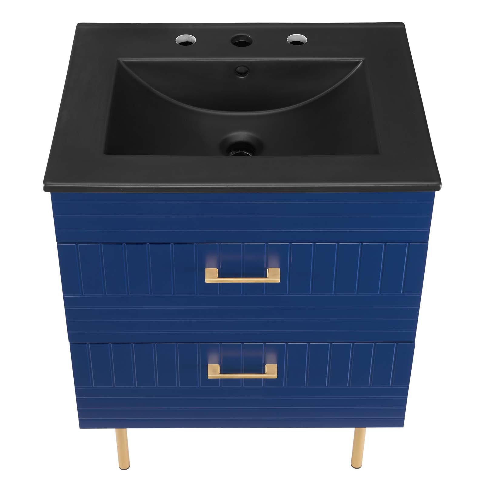 Daybreak 24" Bathroom Vanity By Modway - EEI-5819-BLU-BLK | Bathroom Accessories |  Modishstore - 4