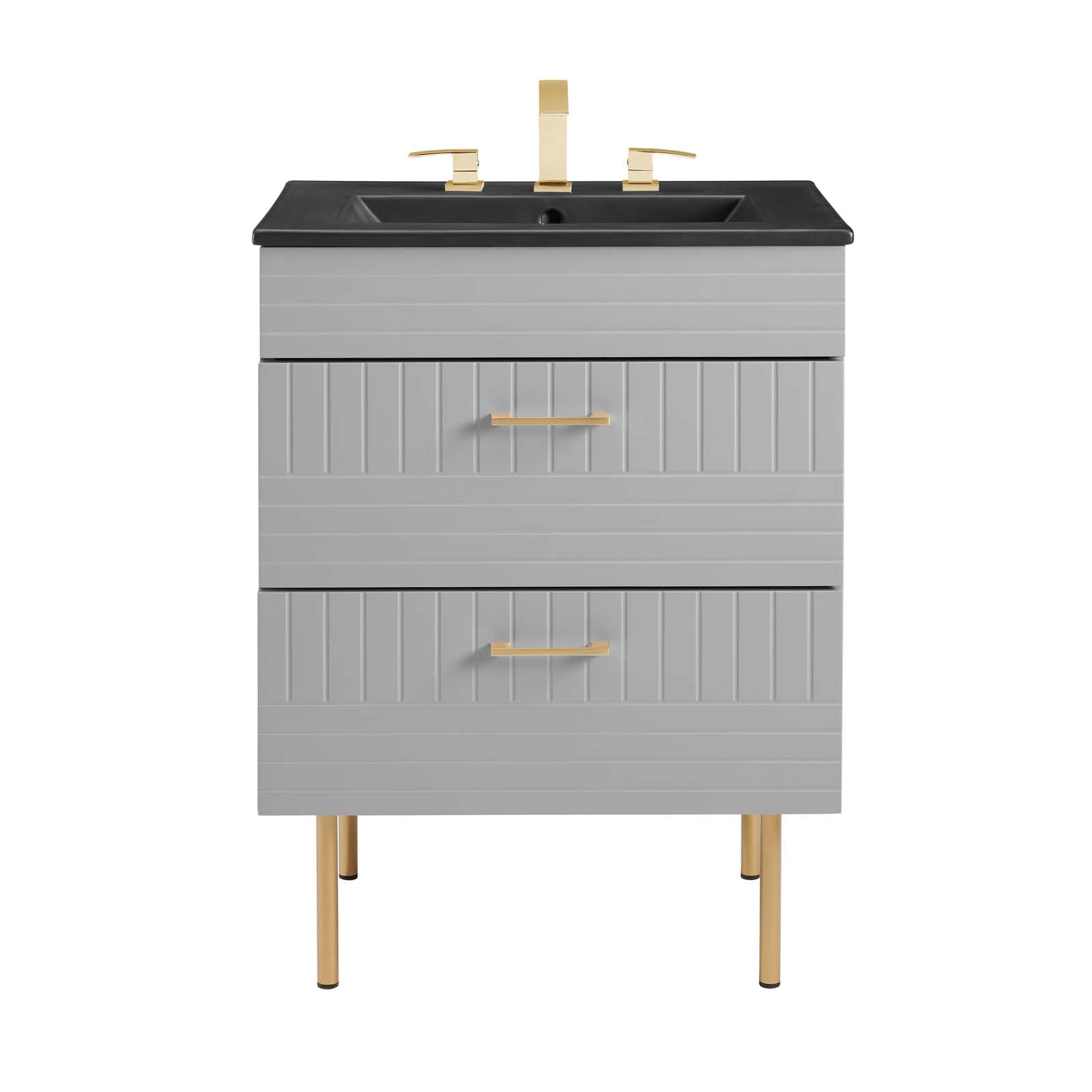 Daybreak 24" Bathroom Vanity By Modway - EEI-5819-BLU-BLK | Bathroom Accessories |  Modishstore - 22