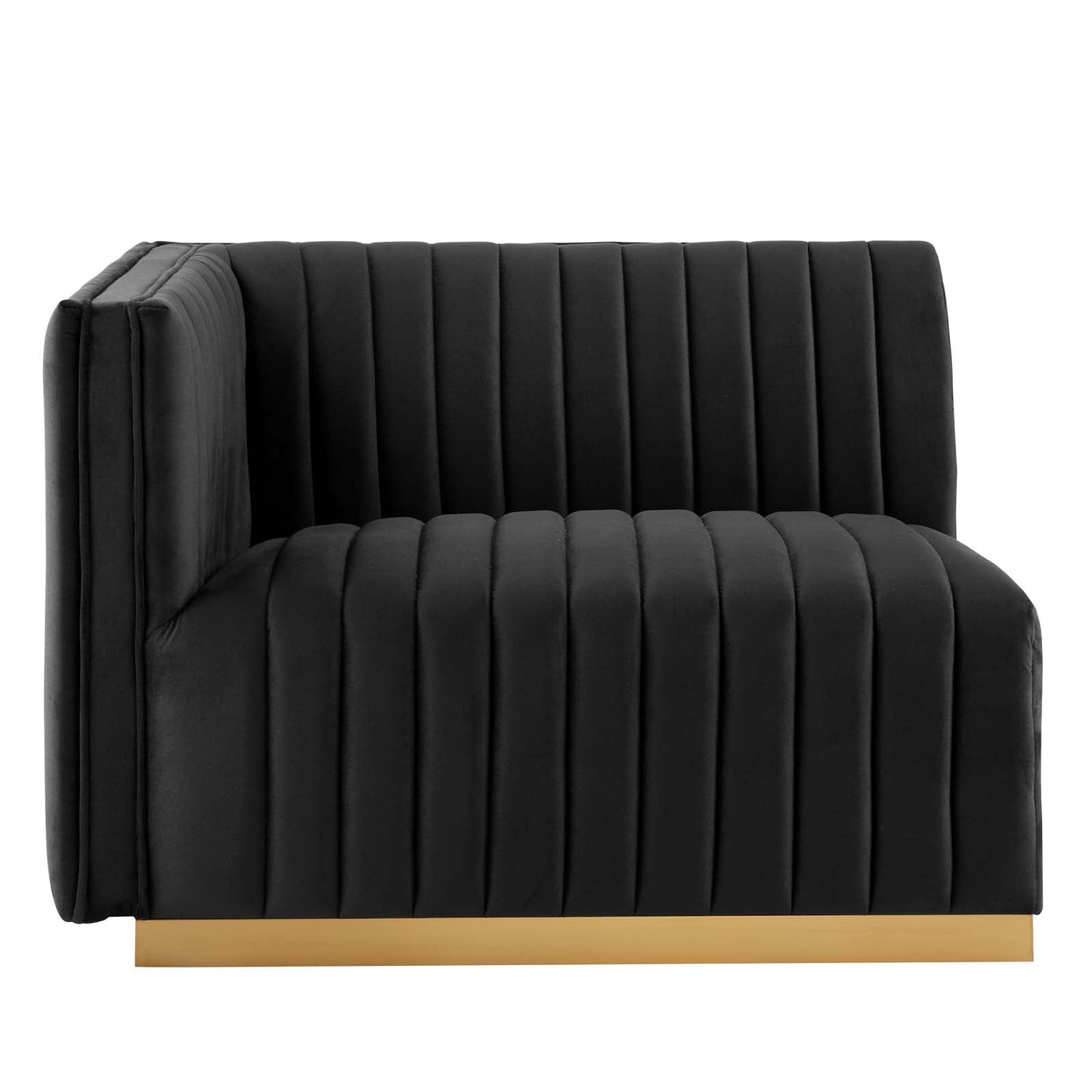 Conjure Channel Tufted Performance Velvet 4-Piece Sofa By Modway - EEI-5845 | Sofas - 9