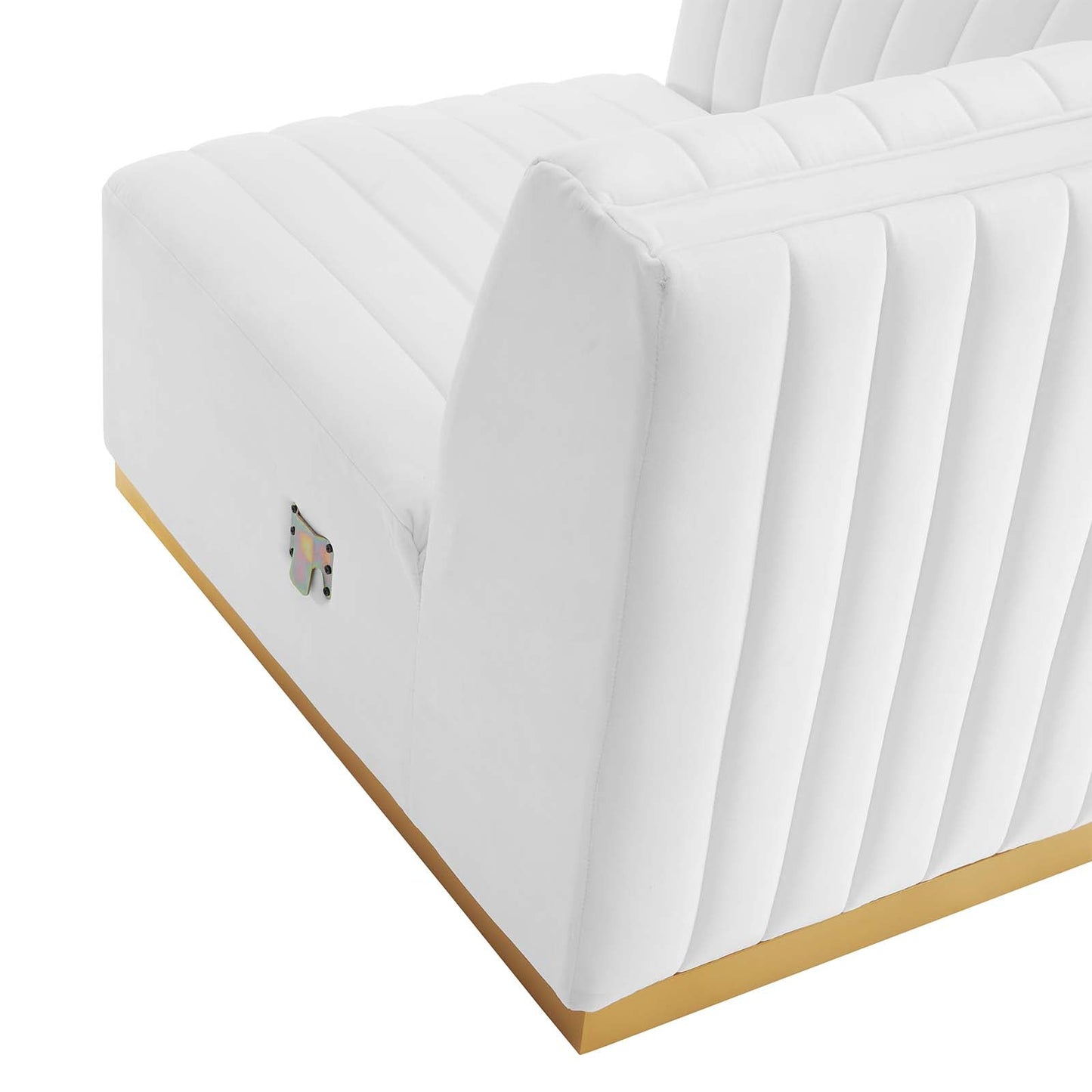 Conjure Channel Tufted Performance Velvet 5-Piece Sectional By Modway - EEI-5852 | Sectional - 51