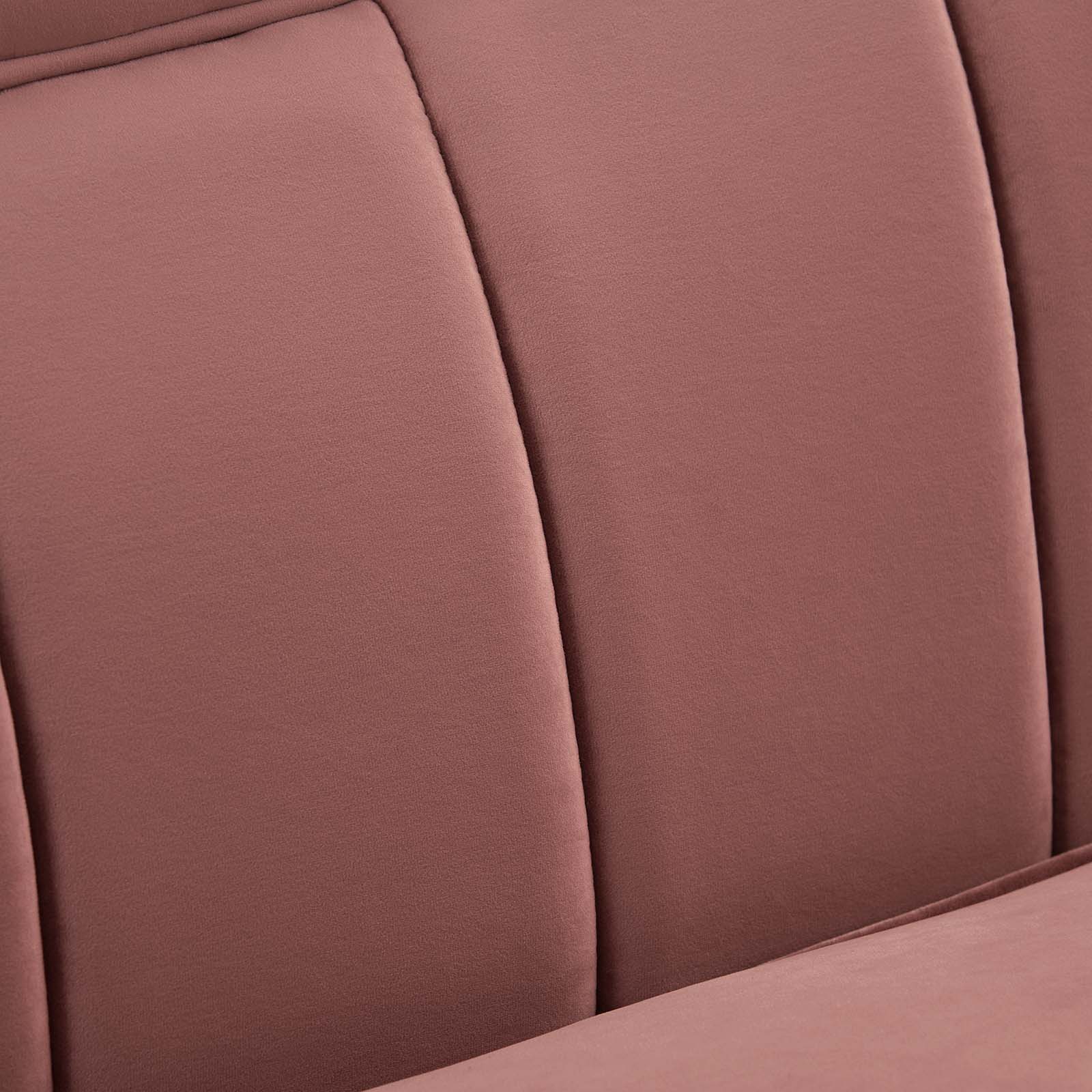 Cheshire Channel Tufted Performance Velvet Sofa By Modway - EEI-5874 | Sofas - 6