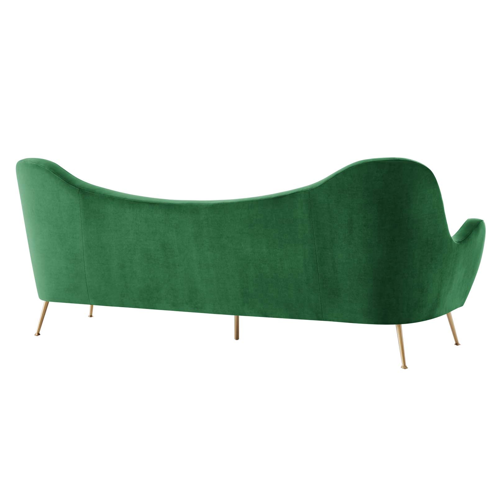 Cheshire Channel Tufted Performance Velvet Sofa By Modway - EEI-5874 | Sofas - 12