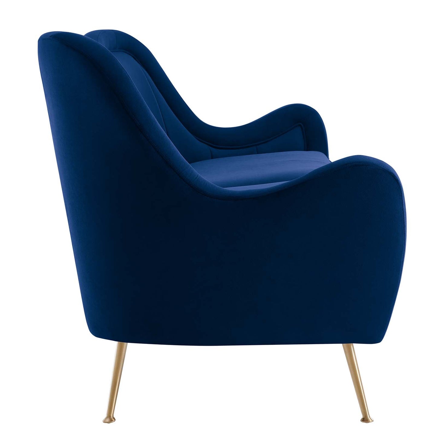 Cheshire Channel Tufted Performance Velvet Sofa By Modway - EEI-5874 | Sofas - 27