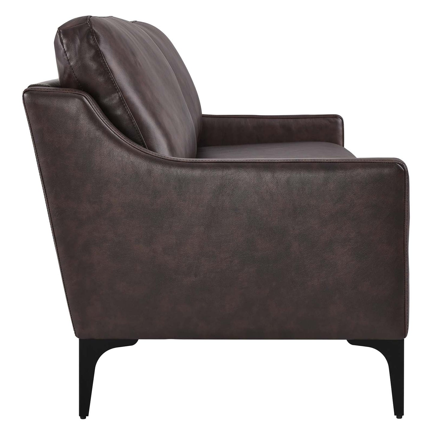Corland Leather Sofa By Modway - EEI-6018 | Sofas - 3