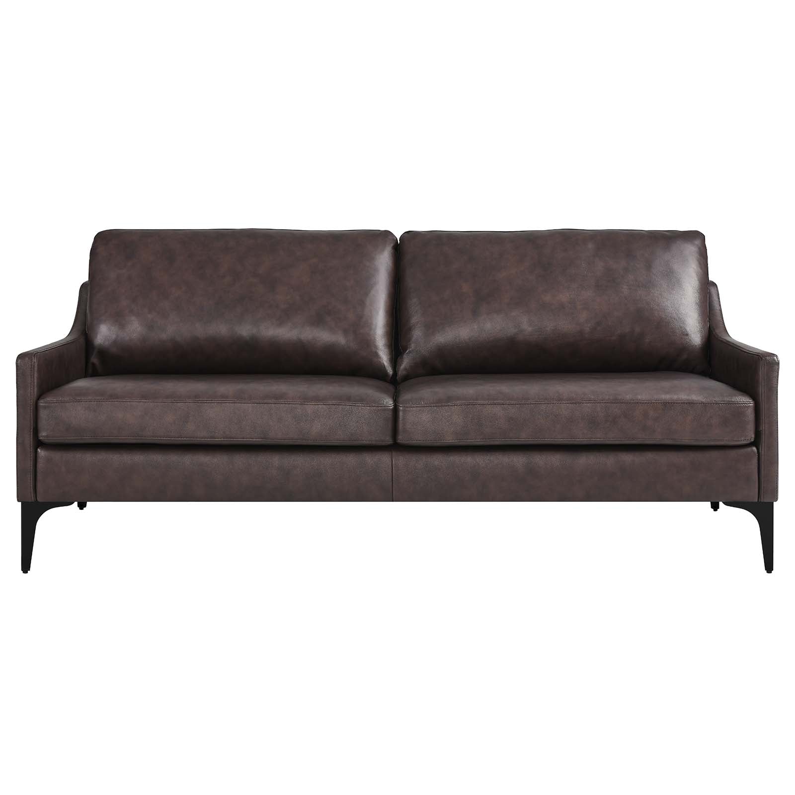Corland Leather Sofa By Modway - EEI-6018 | Sofas - 5