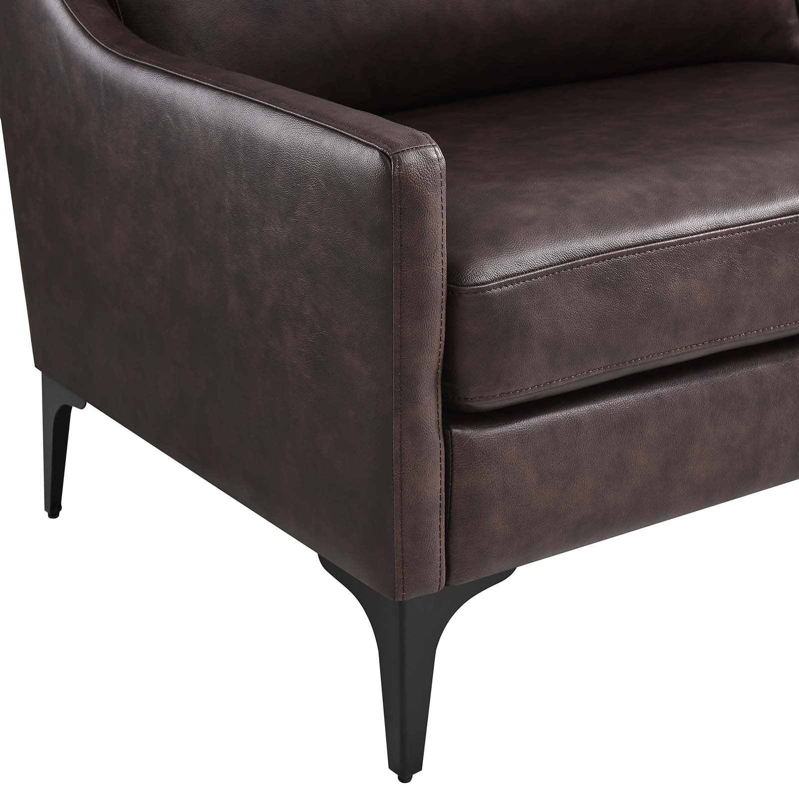 Corland Leather Sofa By Modway - EEI-6018 | Sofas - 6